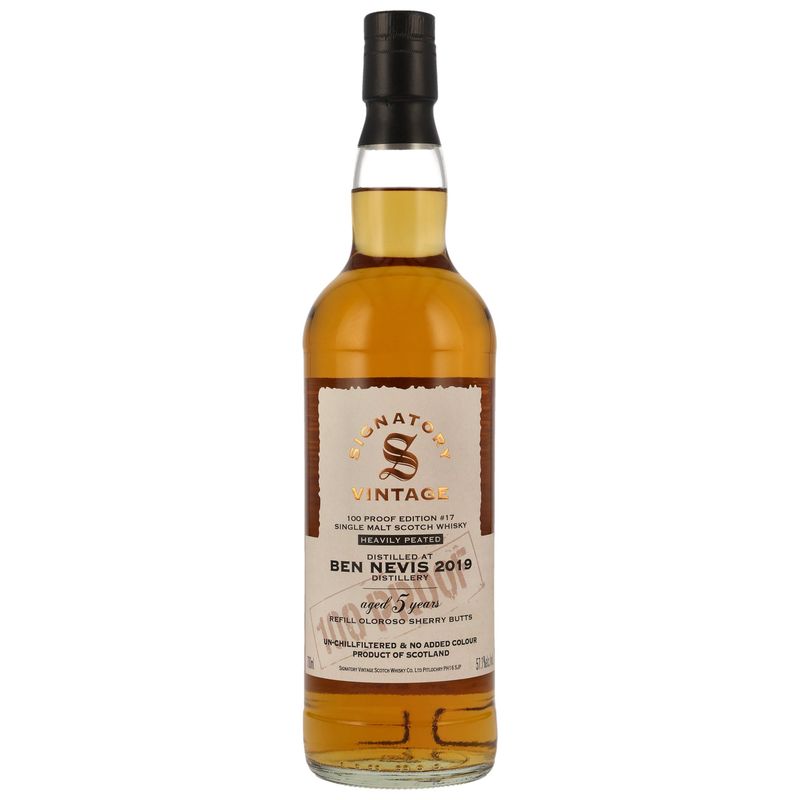 Ben Nevis - 5 Jahre - 2019/2024 - Signatory 100% Proof - 57,1% - #17