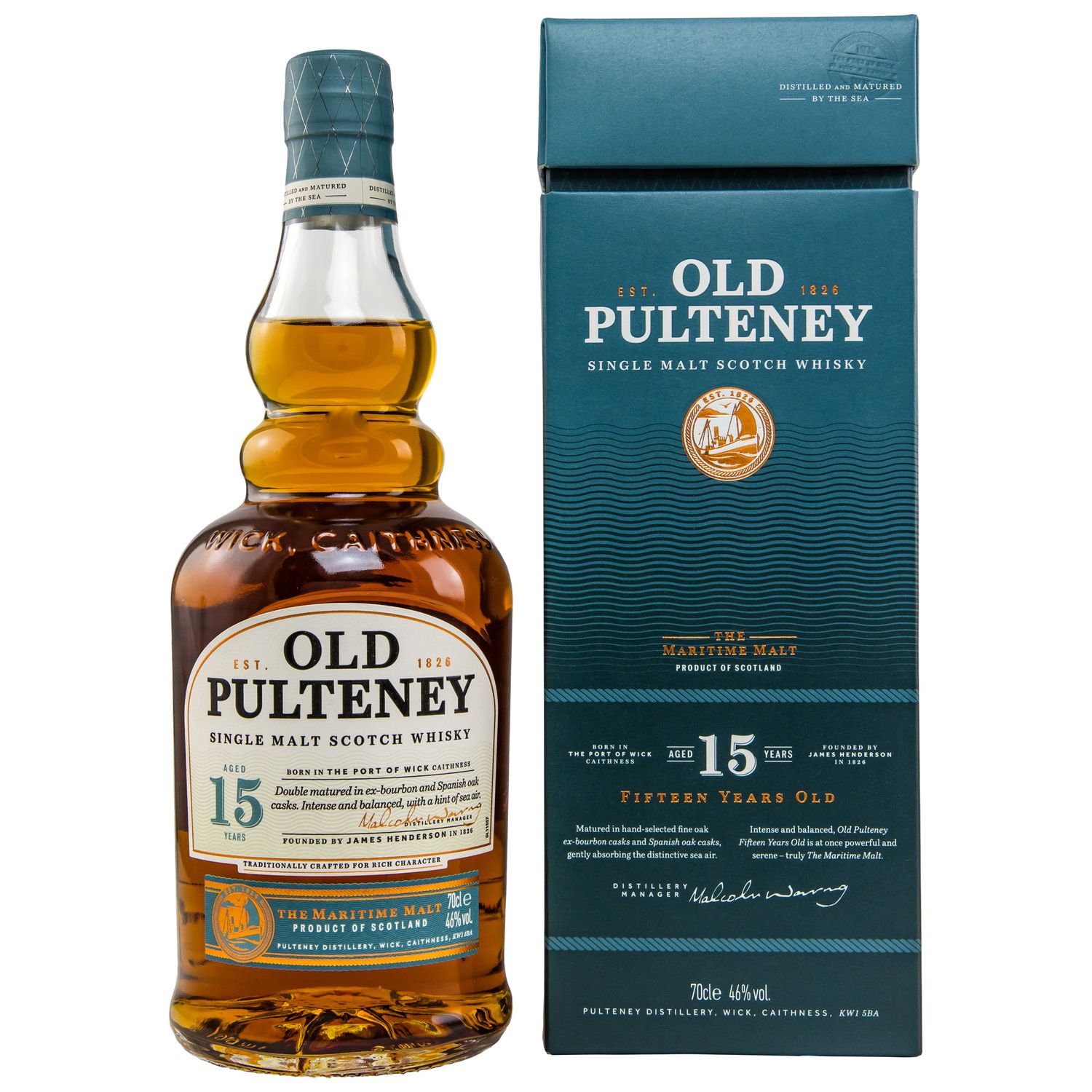 Old Pulteney - 15 Jahre - 46%