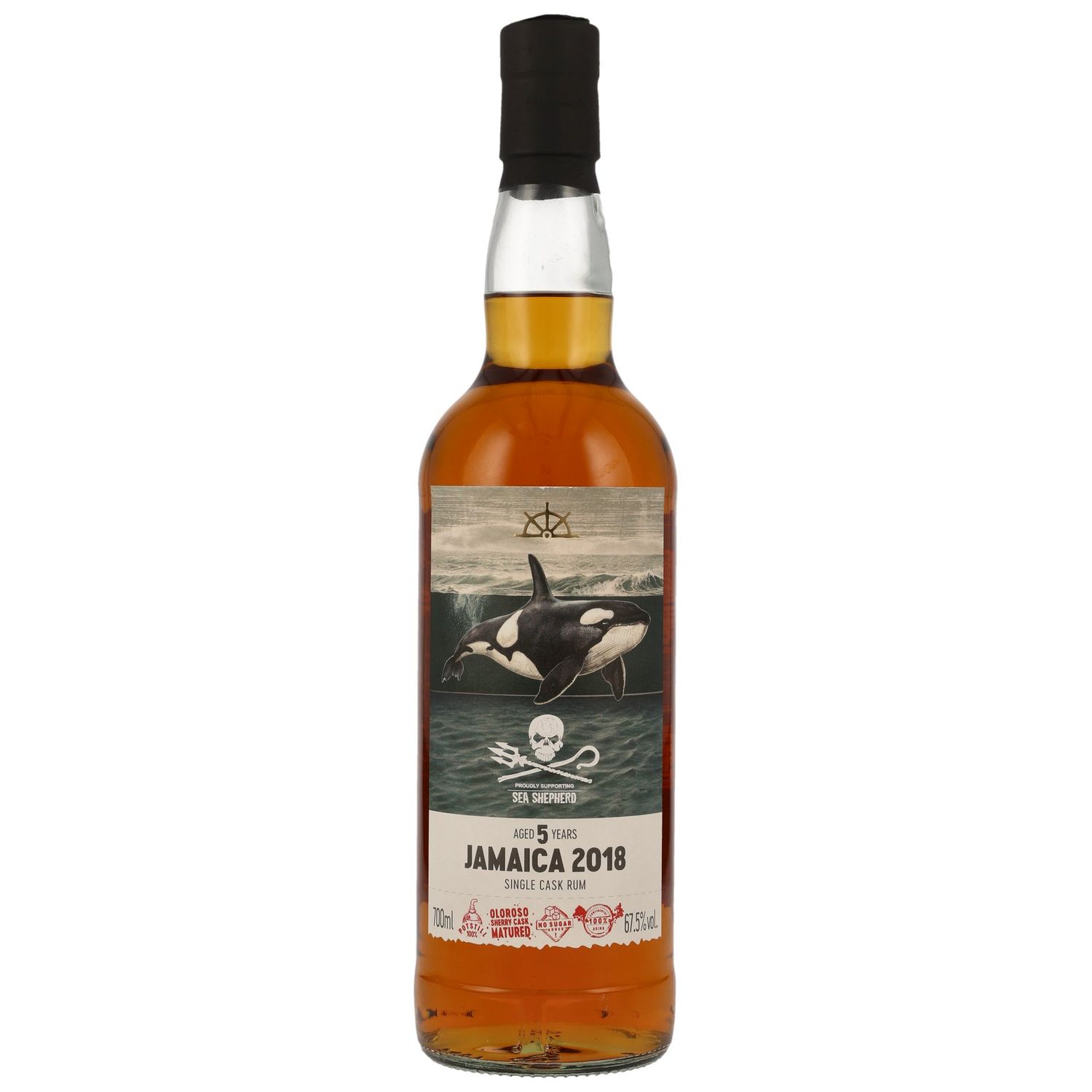 Jamaica LROK 2018/2024 – 5 Jahre - Sea Shepherd - FRC Single Cask Rum  67,5%