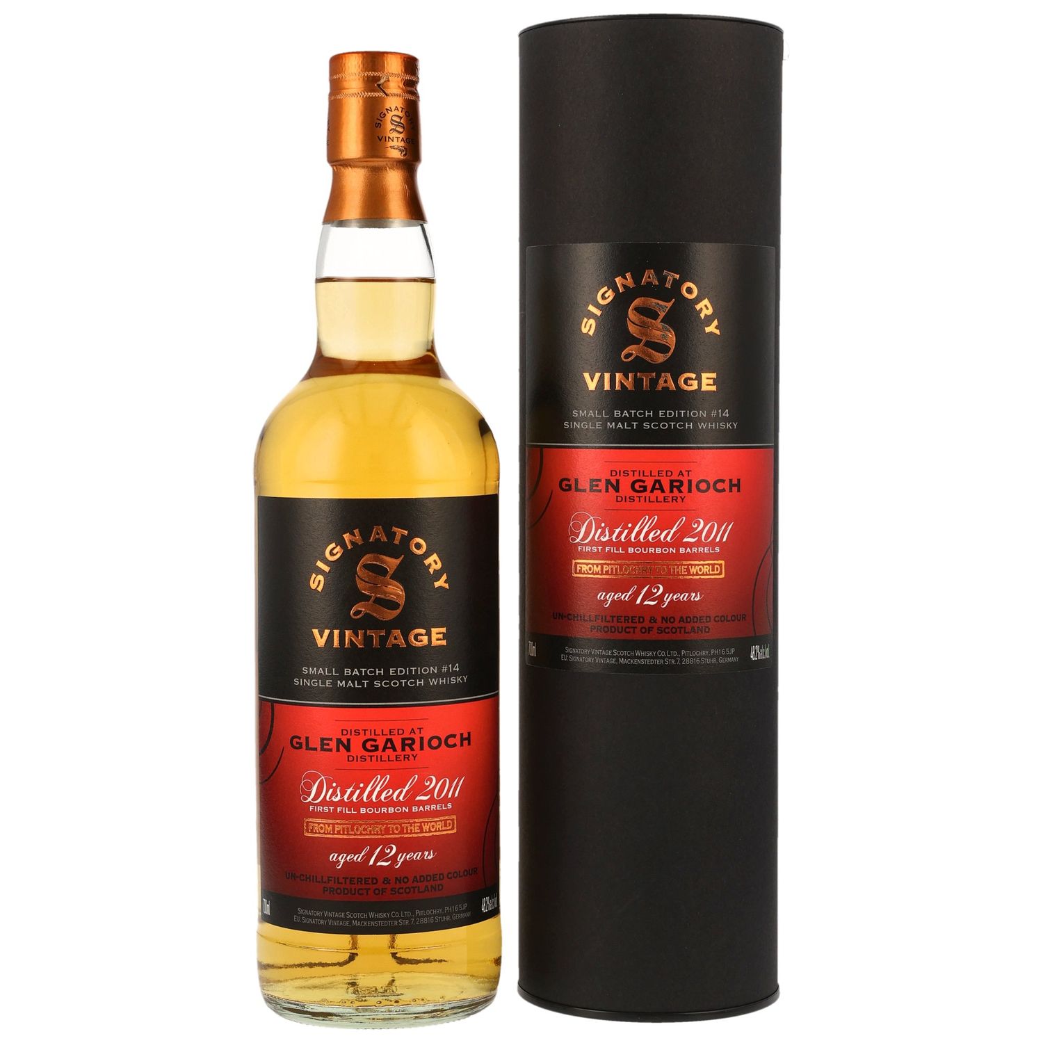 Glen Garioch - 12 Jahre - 1. Fill Bourbon Barrels - SV Small Batch - 48,2%