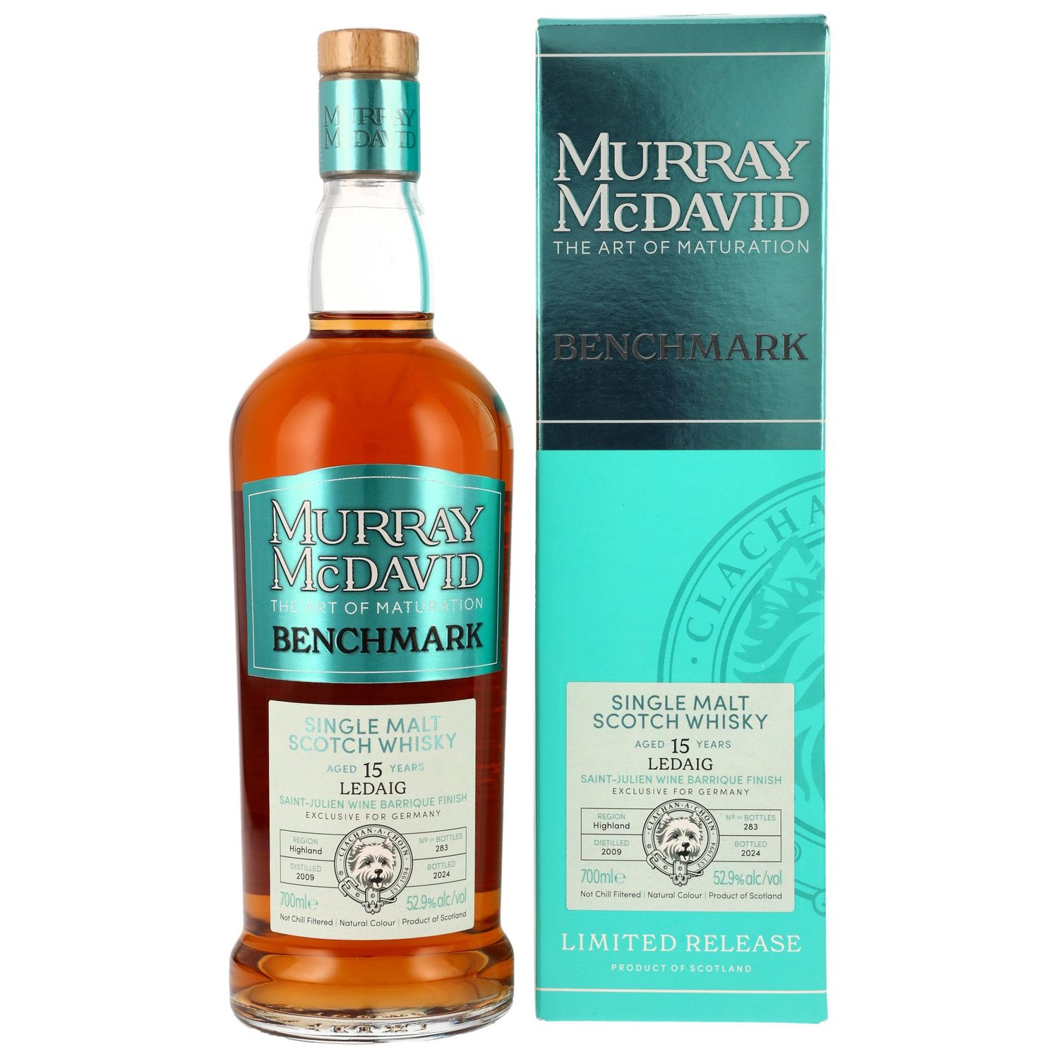 Ledaig - 15 Jahre - 2009/2024 - Saint-Julien Wine Barique Finish - 52,9%