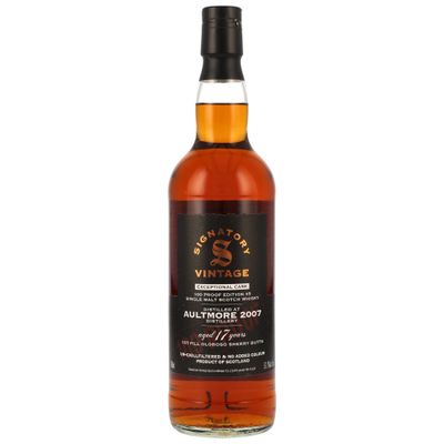 Aultmore - 17 Jahre - 2007 - 57,1% - 1. Fill Oloroso Sherry Butts - SV Exceptional Cask #5