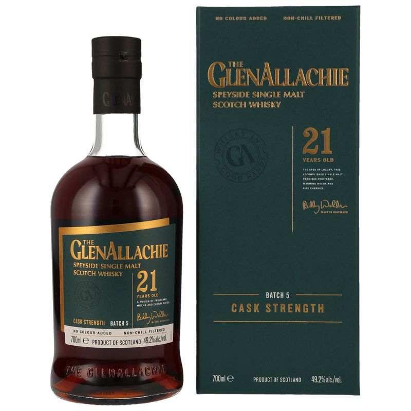 GlenAllachie - 21 Jahre - Batch 5 - 49,2% GlenAllachie - 21 Jahre - Batch 5 - 49,2%