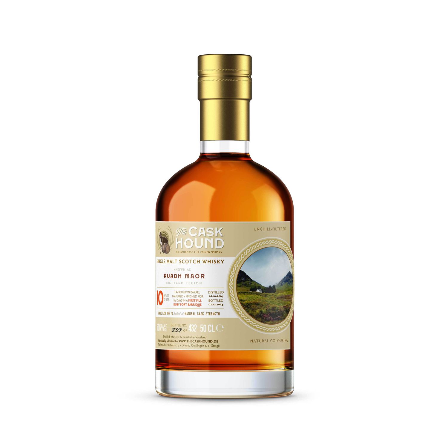 Ruadh Maor (Glenturret) 2014/2024 - 10 Jahre - First Fill Ruby Port Finish -  60,2%