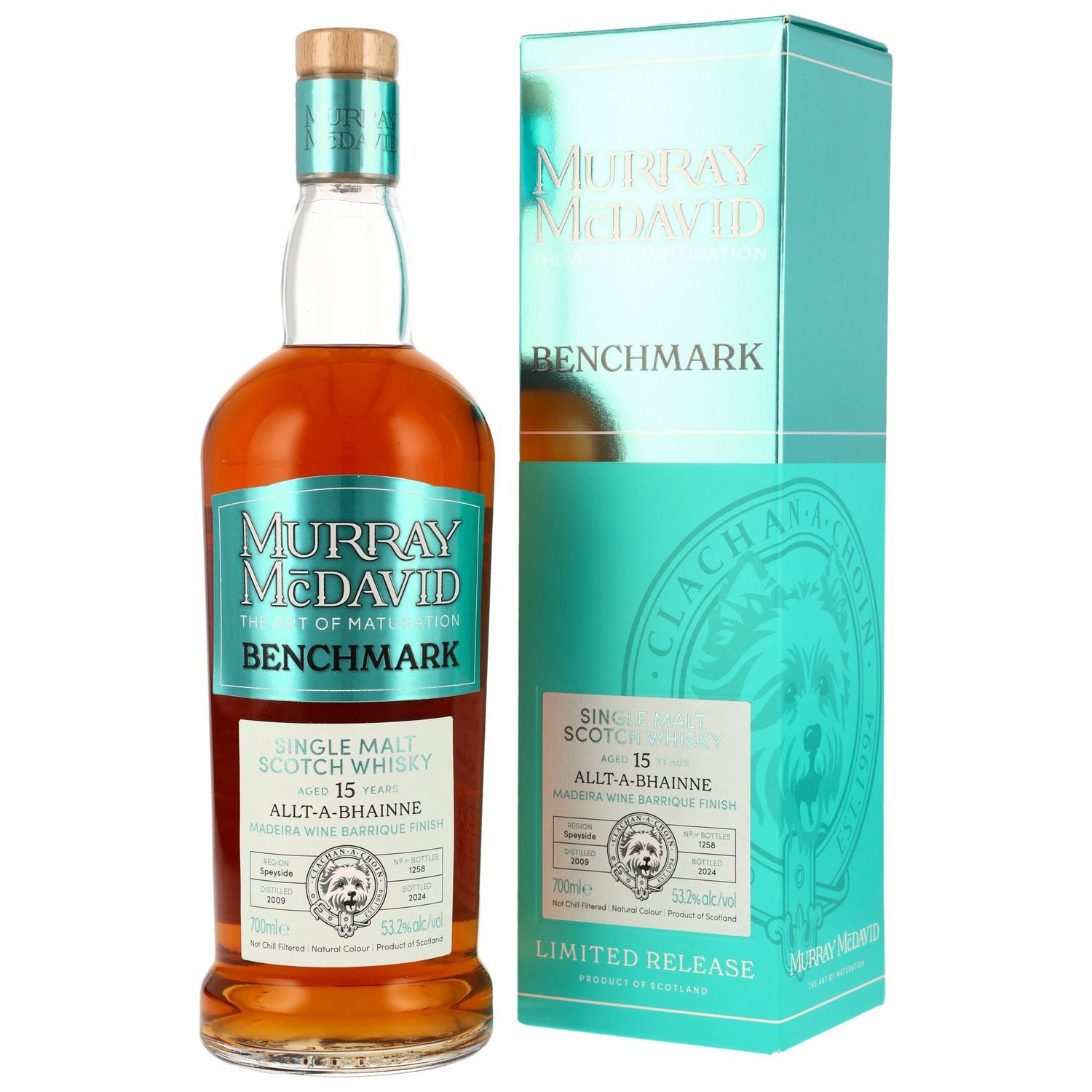 Allt-a-Bhainne 2009/2024 - 15 Jahre - Madeira Wine Barrique - Murray McDavid - 53,2%