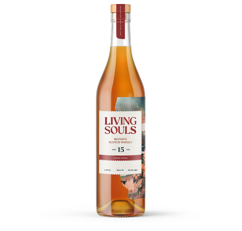 Blended Malt Scotch Whisky - 14 Jahre - Living Souls - 46% Blended Malt Scotch Whisky - 14 Jahre - Living Souls - 46%