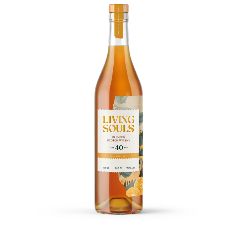Blended Malt Scotch Whisky - 40 Jahre - Living Souls - 41,2% Blended Malt Scotch Whisky - 40 Jahre - Living Souls - 41,2%