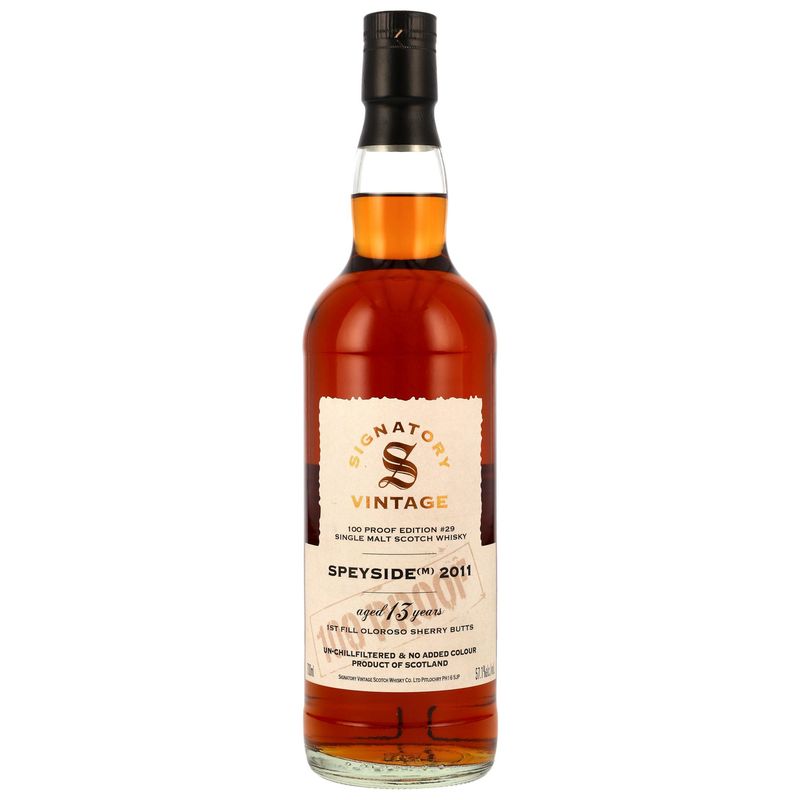 Speyside (M) - 2011/2024 - 13 Jahre - SV 100 Proof #29 - 57,1% - 1. Fill Sherry Speyside (M) - 2011/2024 - 13 Jahre - SV 100 Proof #29 - 57,1% - 1. Fill Sherry