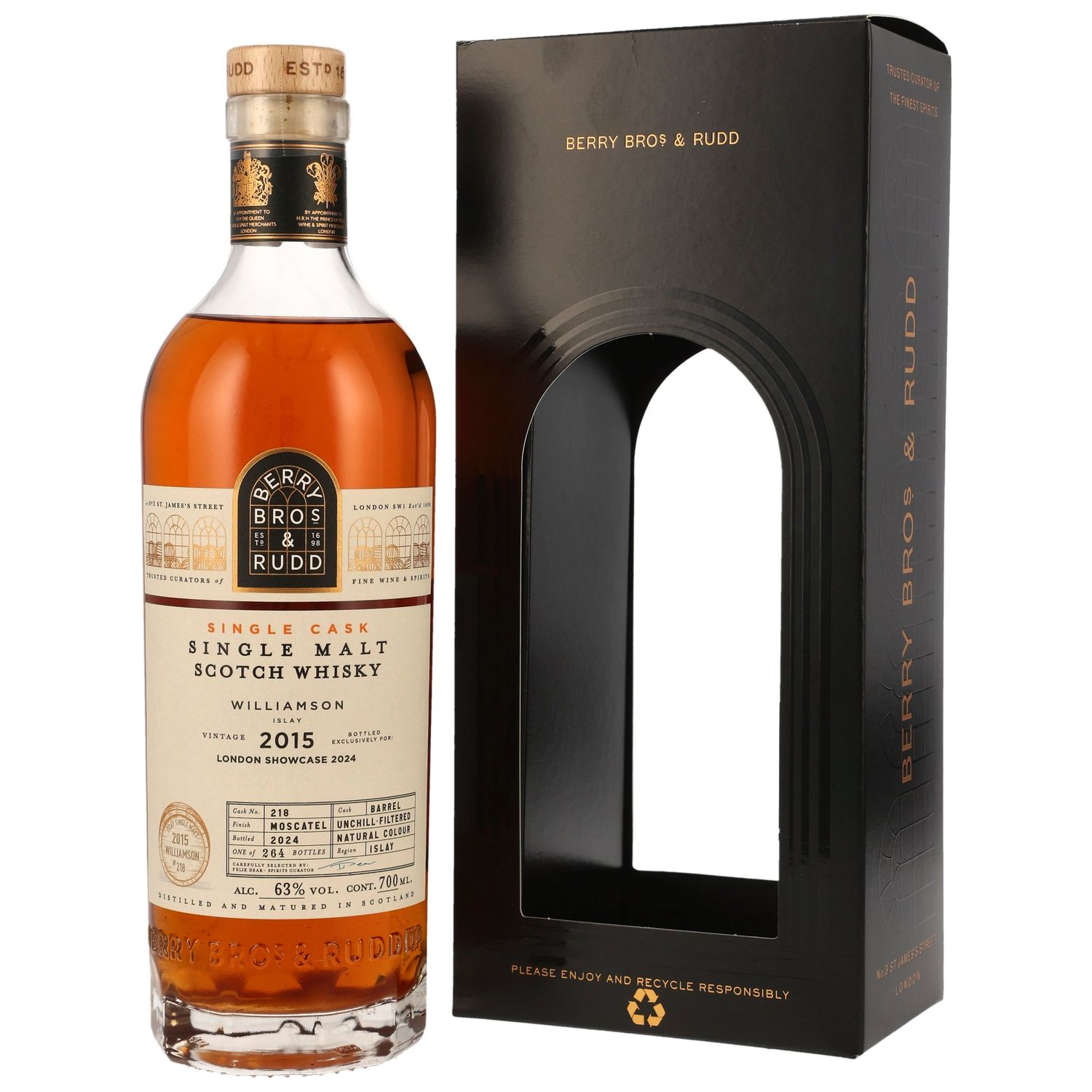 Williamson 2015/2024 - Moscatel #218 (Berry Bros and Rudd) - London Showcase 2024 - 63%