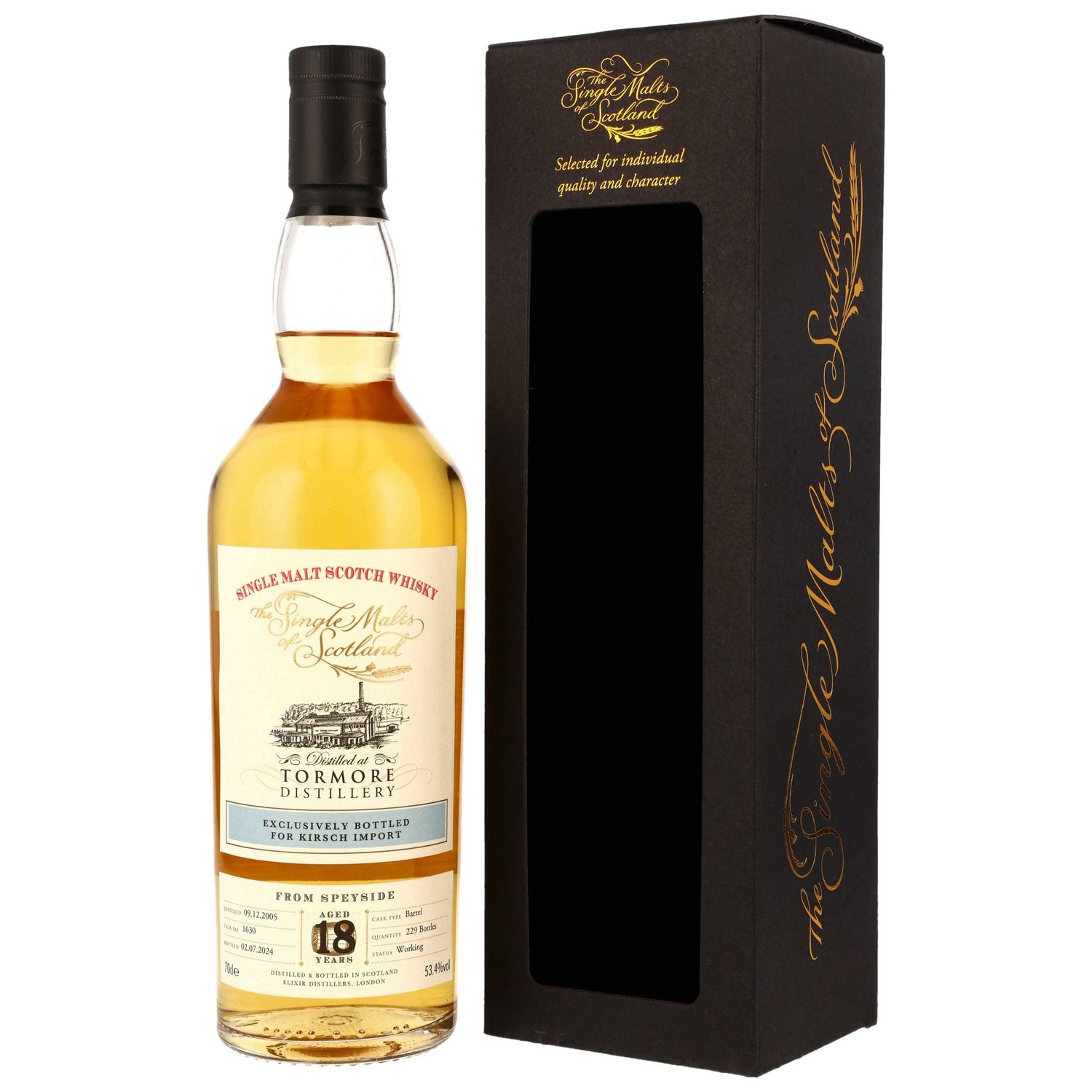 Tormore - 18 Jahre 2005/2024 - Barrel # 1630 - SMoS - 53,4%