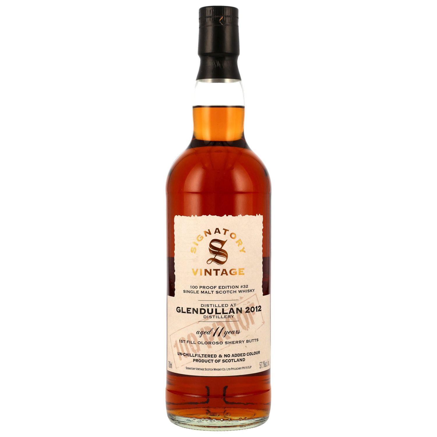 Glendullan - 2012/2024 - 11 Jahre – SV 100% Proof #32 - 1. Fill Oloroso - 57,1%