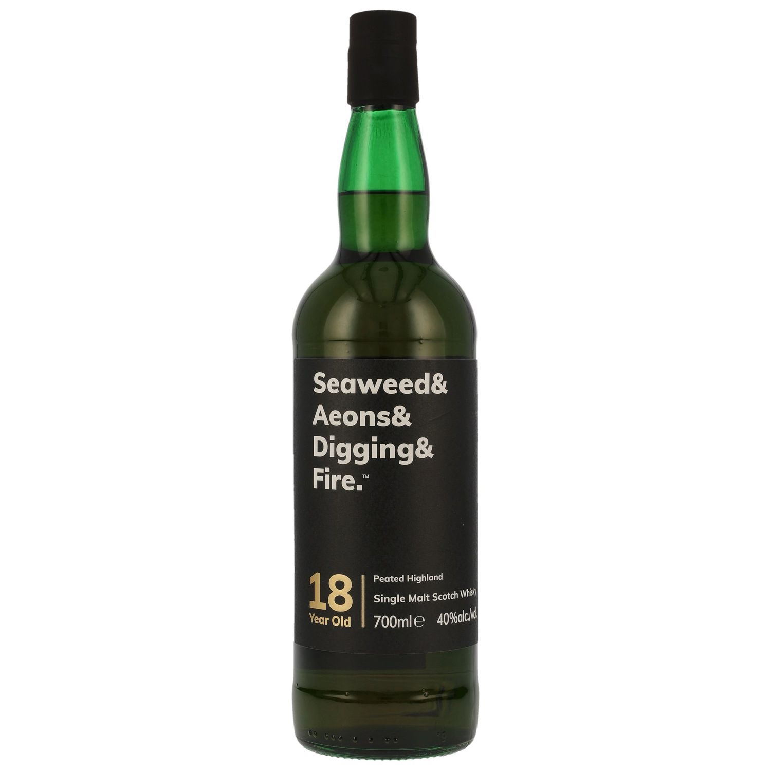 Seaweed & Aeons & Digging & Fire - 18 Jahre - Peated Highland Single Malt Scotch Whisky - 40%