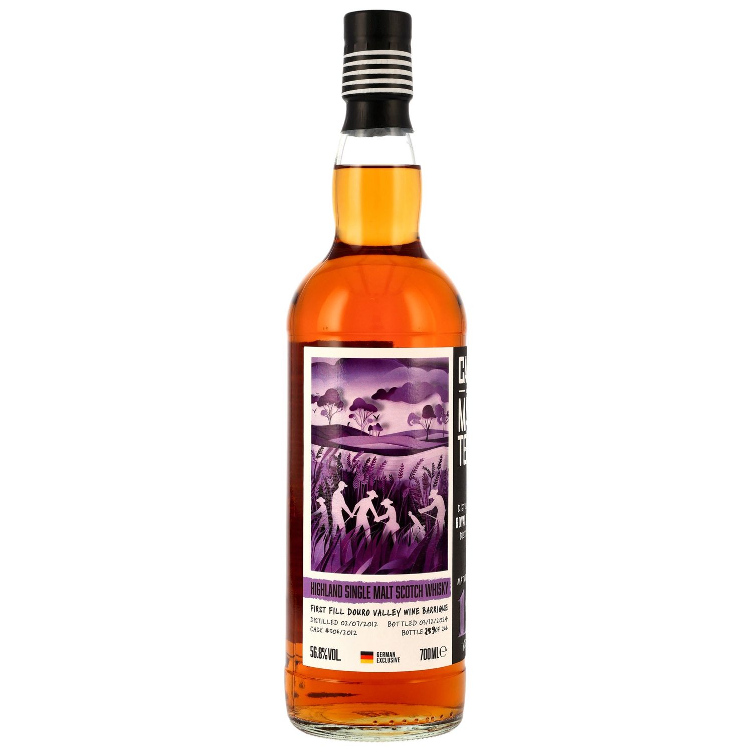 Royal Brackla 2012/2024 - 12 Jahre - 1st Fill Douro Valley Barrique #506/2012 - Cask Masters - German Exclusive 56,8%