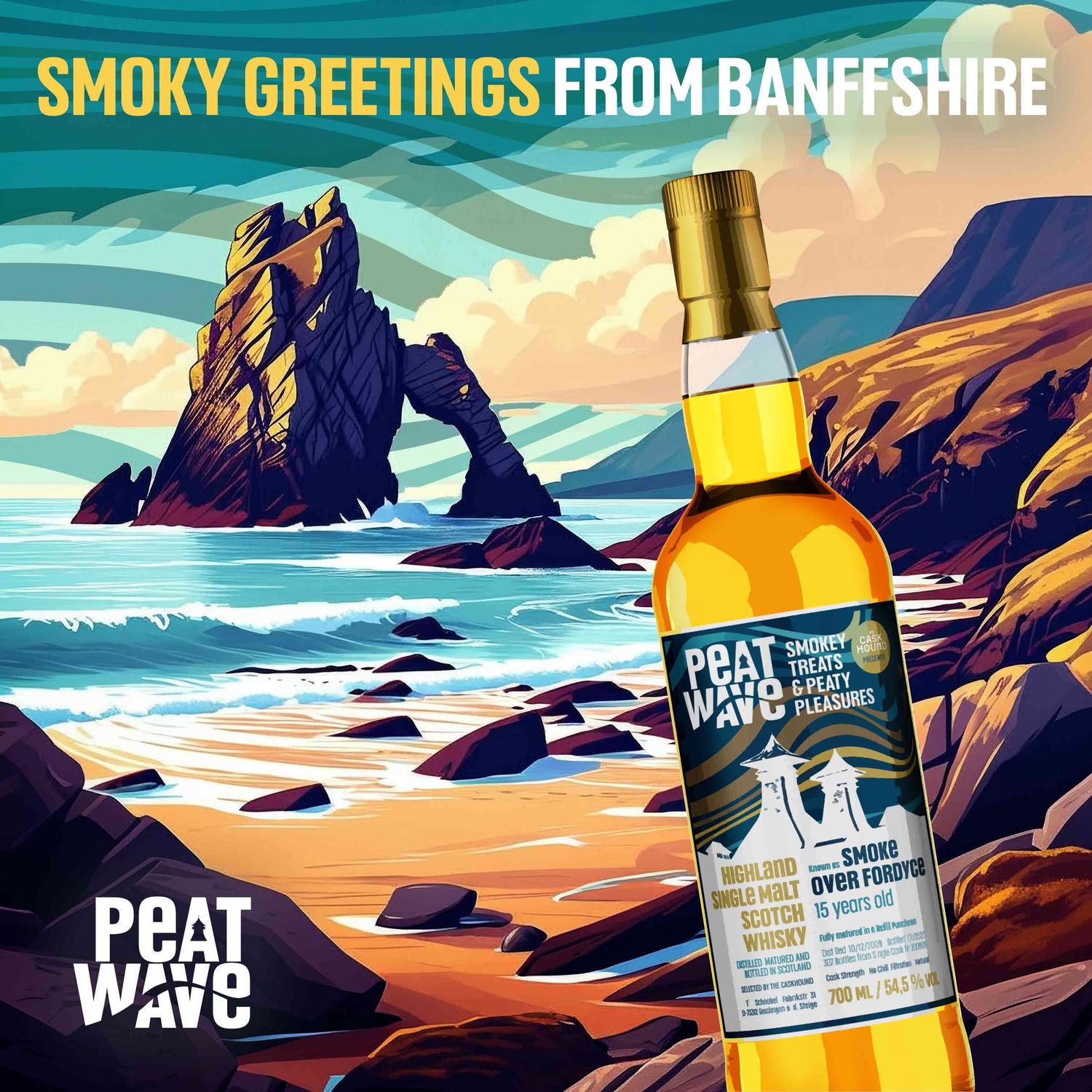 Peatwave Smoke over Fordyce - 15 Jahre - Ref. Puncheon - 54,5%