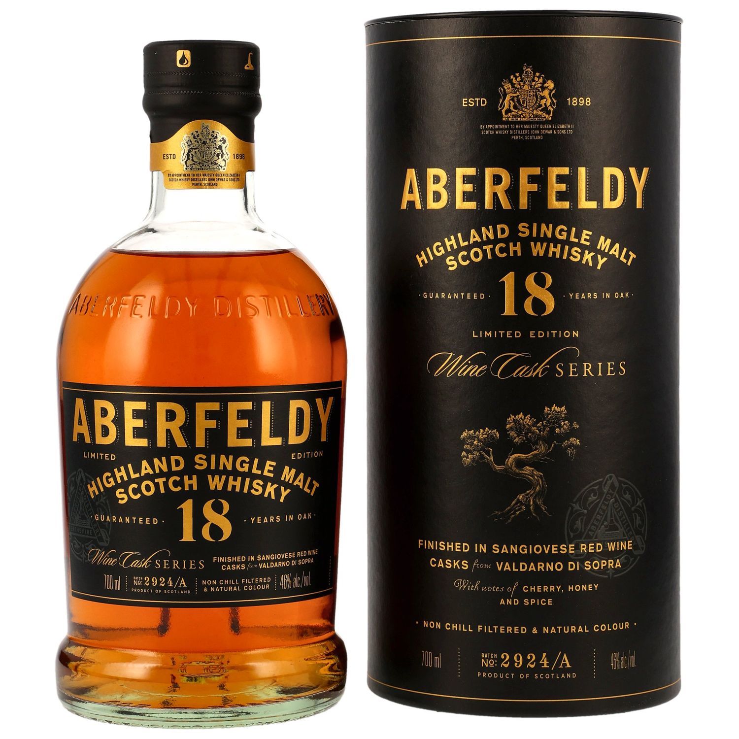 Aberfeldy - 18 Jahre - 46% - Sangiovese Wine Casks Finish - Limited Edition