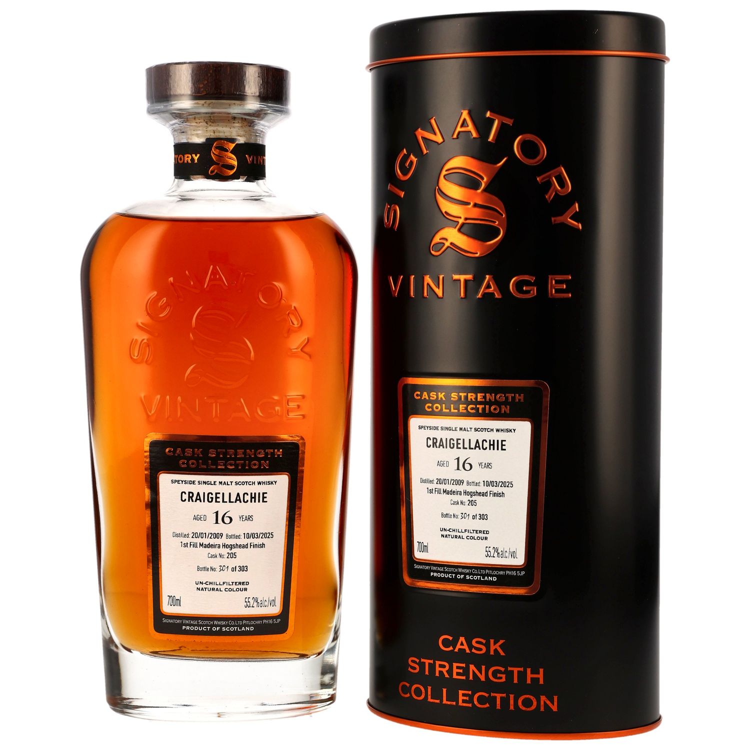 Craigellachie - 16 Jahre - 2009/2025 - SV - 1 Fill Madeira Finsih - 55,2%