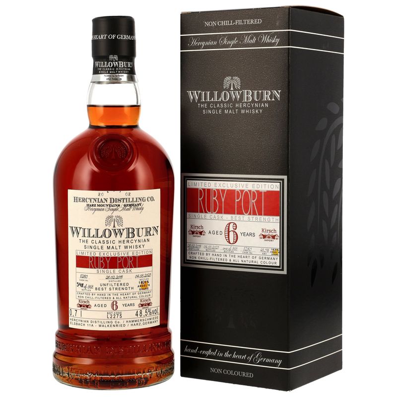 Willowburn Ruby Port 2019/2025 - 6 Jahre - Ruby Port Cask #1280 - 48,5% Willowburn Ruby Port 2019/2025 - 6 Jahre - Ruby Port Cask #1280 - 48,5%