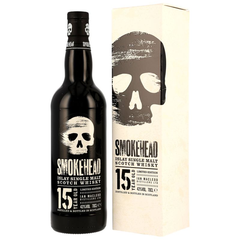 Smokehead - 15 Jahre - Islay Single Malt Scotch Whisky - 43% Smokehead - 15 Jahre - Islay Single Malt Scotch Whisky - 43%