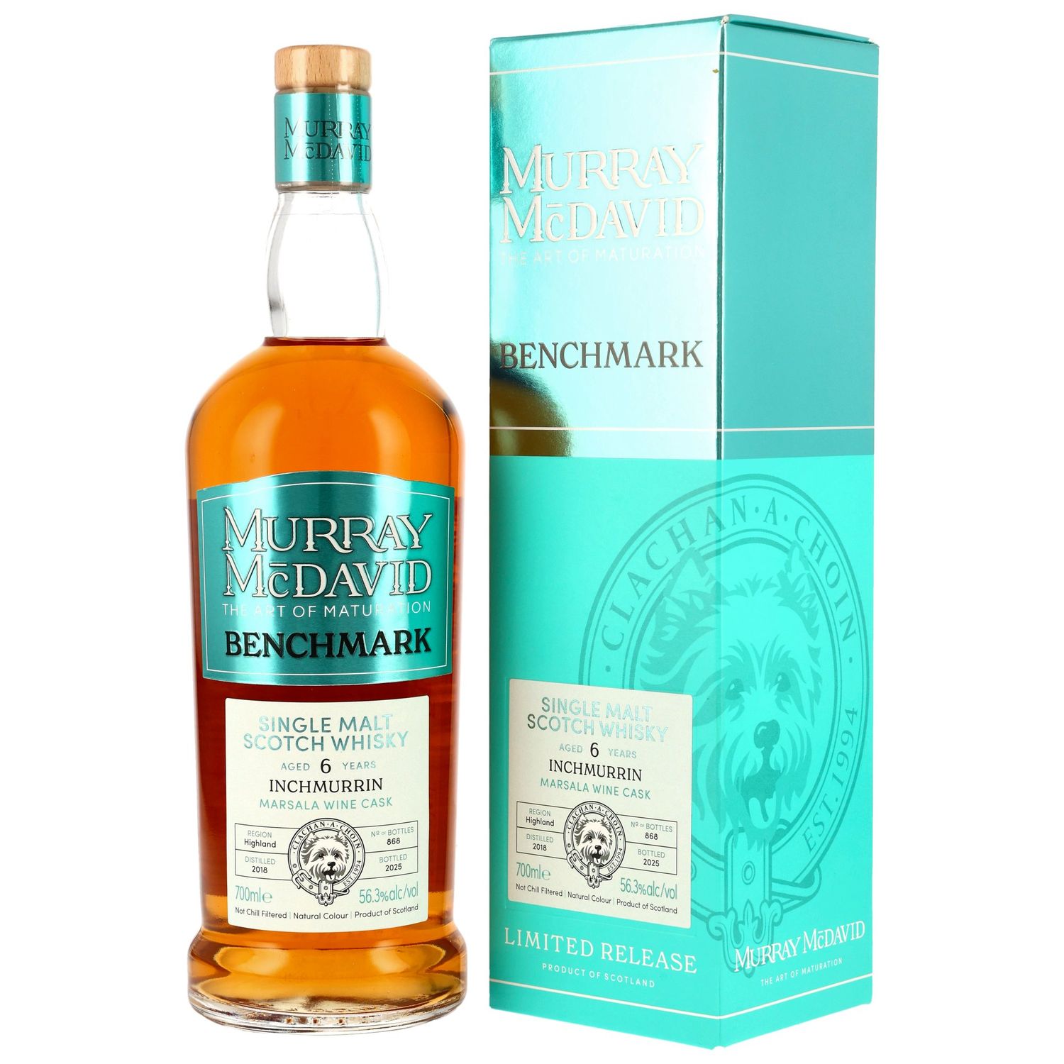 Inchmurrin - 2018/2025 - 6 Jahre - Marsala Wine Cask - Murray McDavid - 56,3%