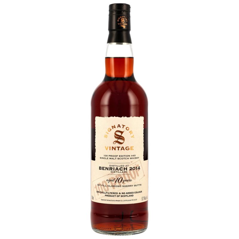 Benriach - 10 Jahre - 2014/2025 - 1. Fill Oloroso Sherry Butts - 57,1% - SV 100% #40 IM ZULAUF Benriach - 10 Jahre - 2014/2025 - 1. Fill Oloroso Sherry Butts - 57,1% - SV 100% #40 IM ZULAUF