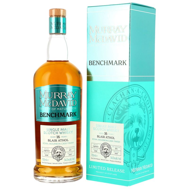 Blair Athol - 2008/2025 - 16 Jahre - Koval Bourbon Cask Finish - Murray McDavid - 54,2% Blair Athol - 2008/2025 - 16 Jahre - Koval Bourbon Cask Finish - Murray McDavid - 54,2%
