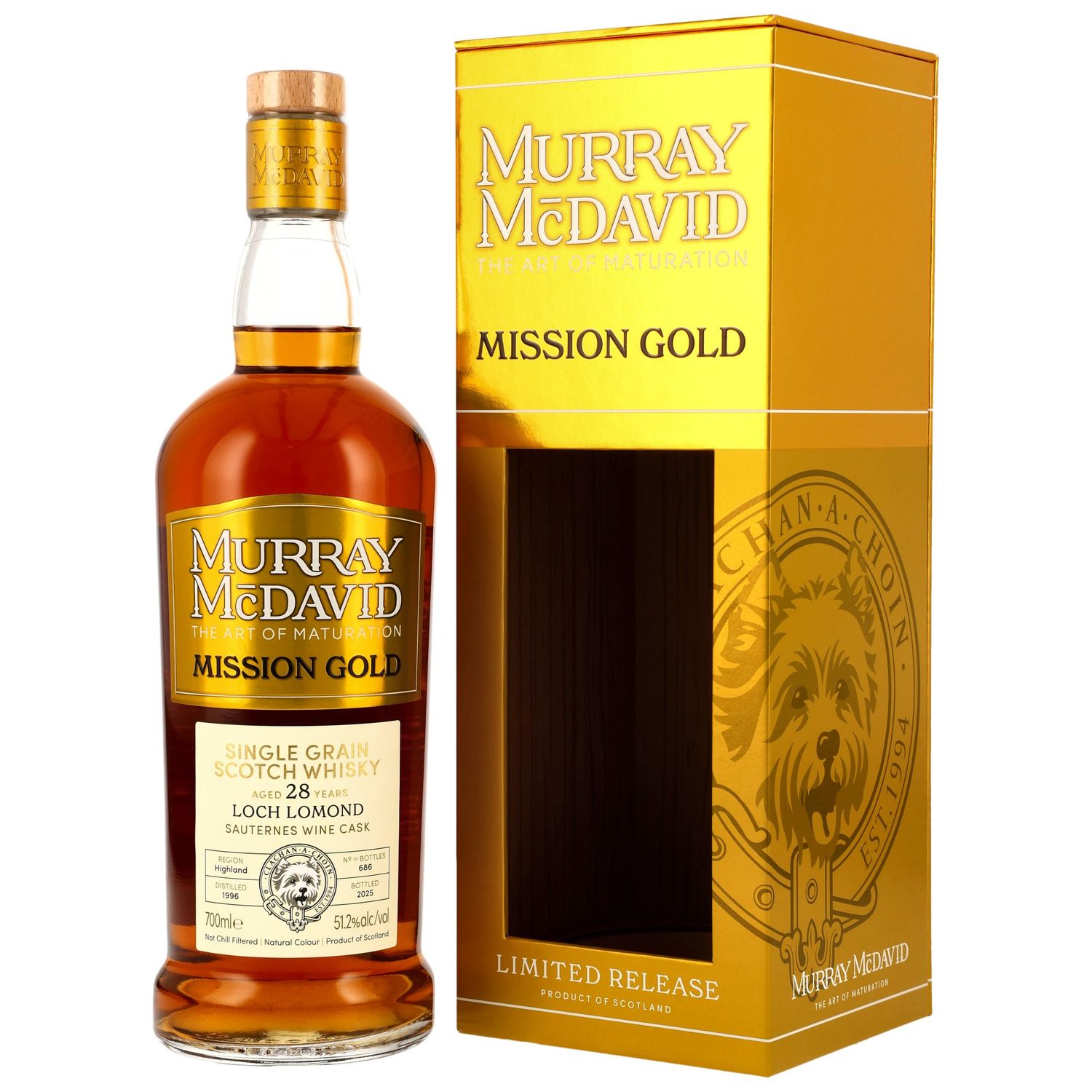 Loch Lomond - 1996/2025 - 28 Jahre - Sauternes Cask Finish - Murray McDavid - 51,2%