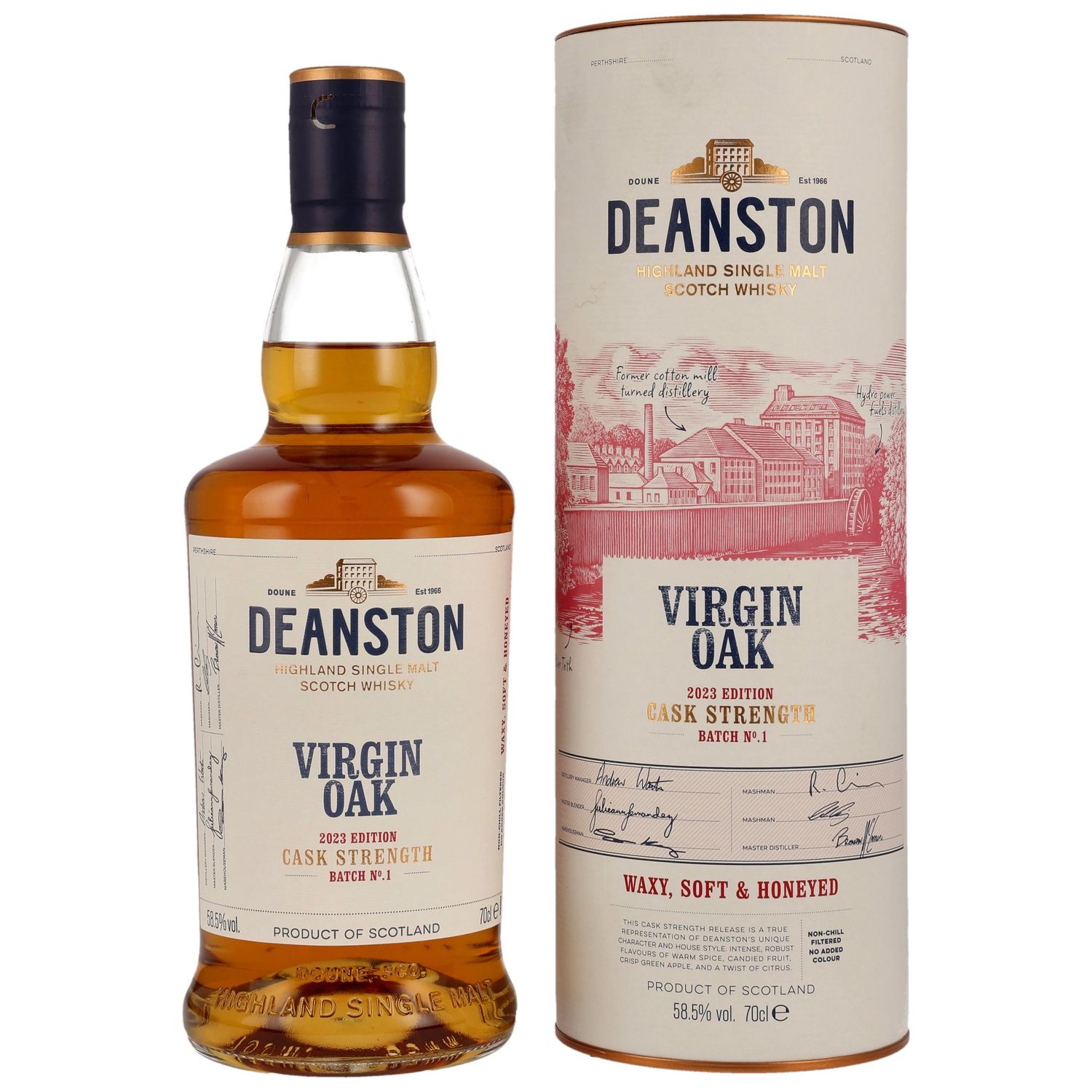 Deanston - Virgin Oak Cask Strength - Batch 1 - 2023 - 58,5%