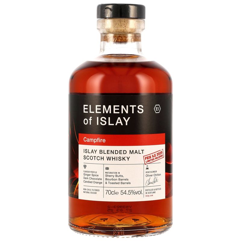 Elements of Islay – Campfire - Fèis Ìle 2025 Limited Release - 54,5% Elements of Islay – Campfire - Fèis Ìle 2025 Limited Release - 54,5%