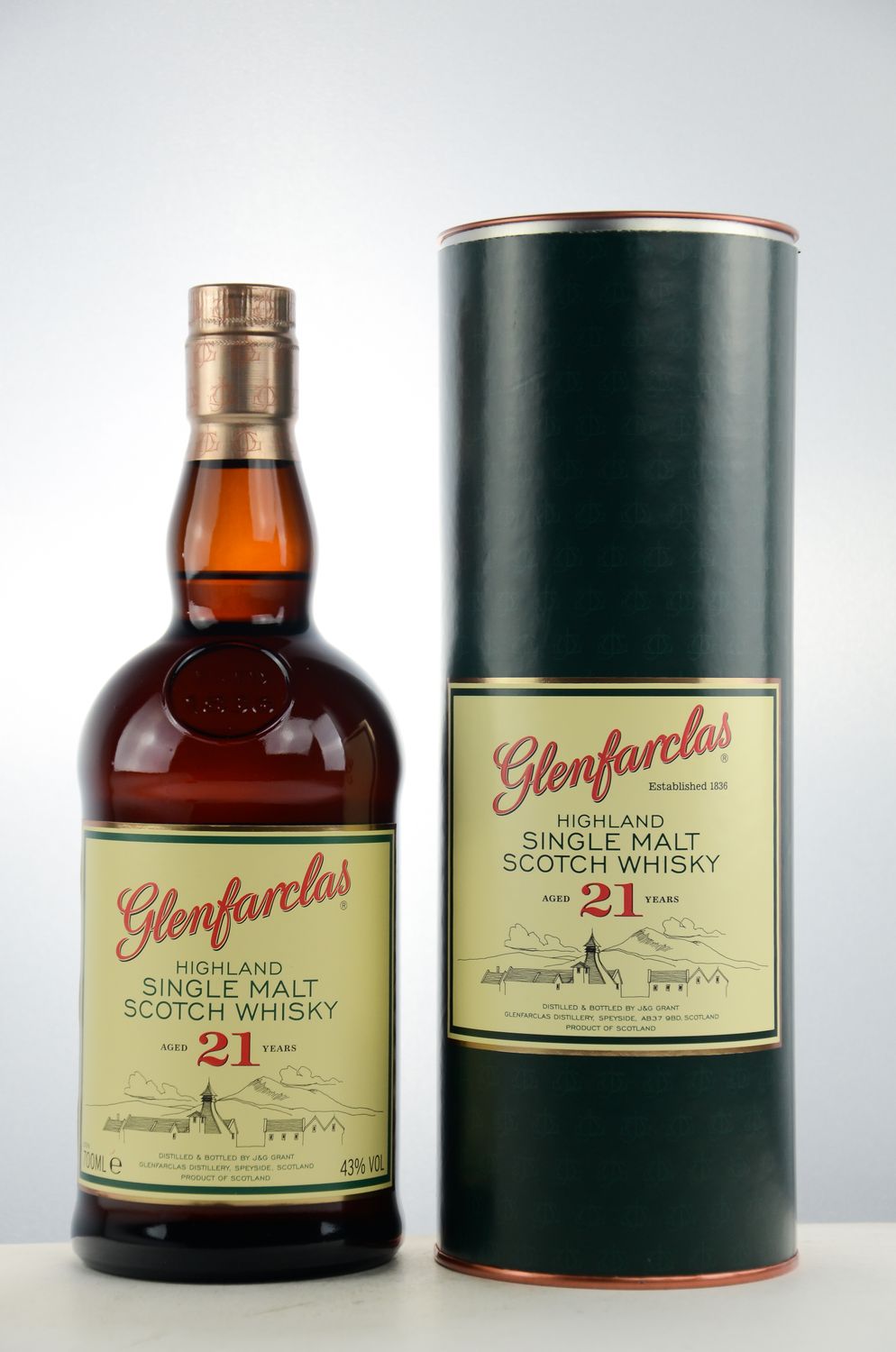 Glenfarclas - 21 Jahre - Highland/Speyside - Single Malt - 43%