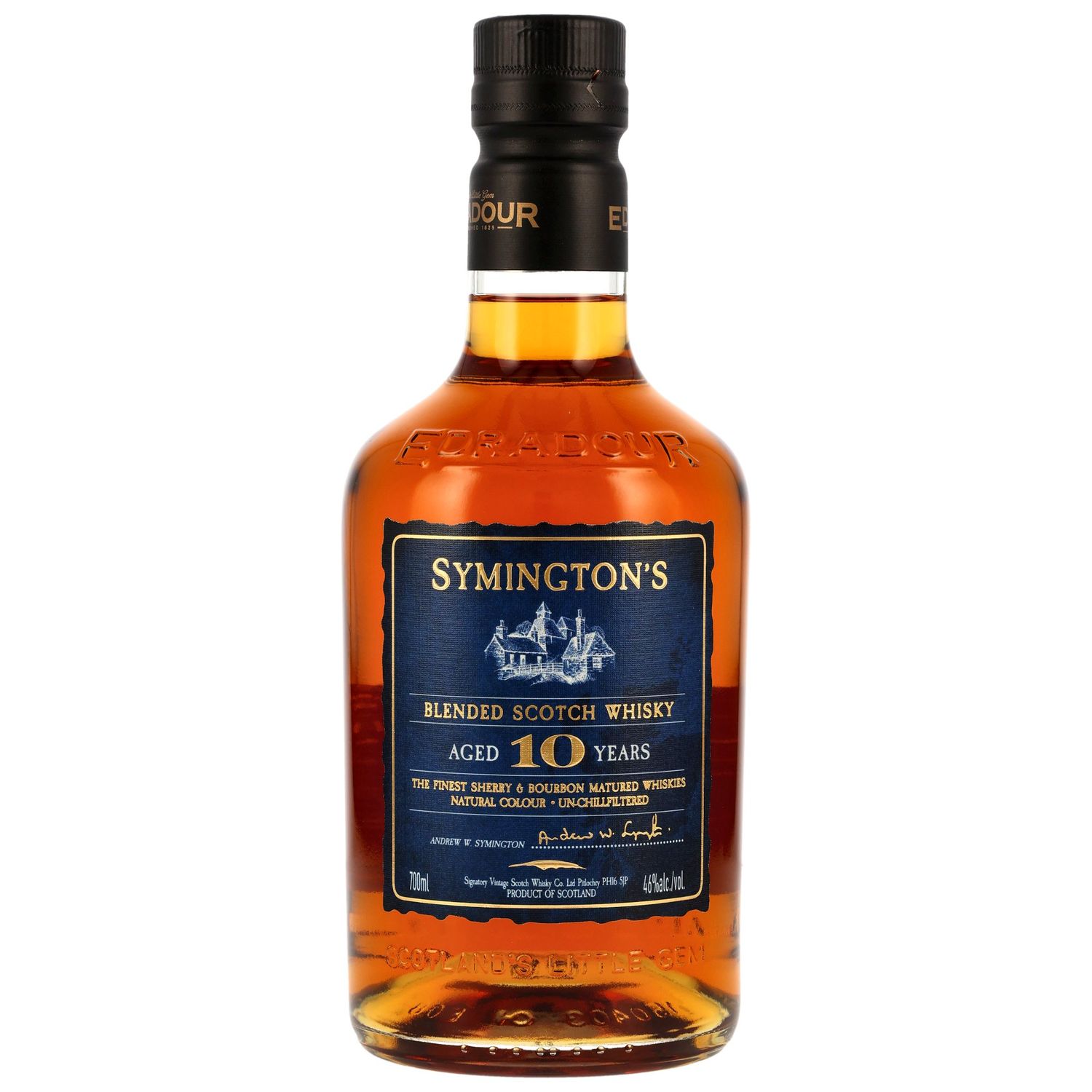 Symington's Blended Scotch Whisky - 10 Jahre - Signatory - 46%