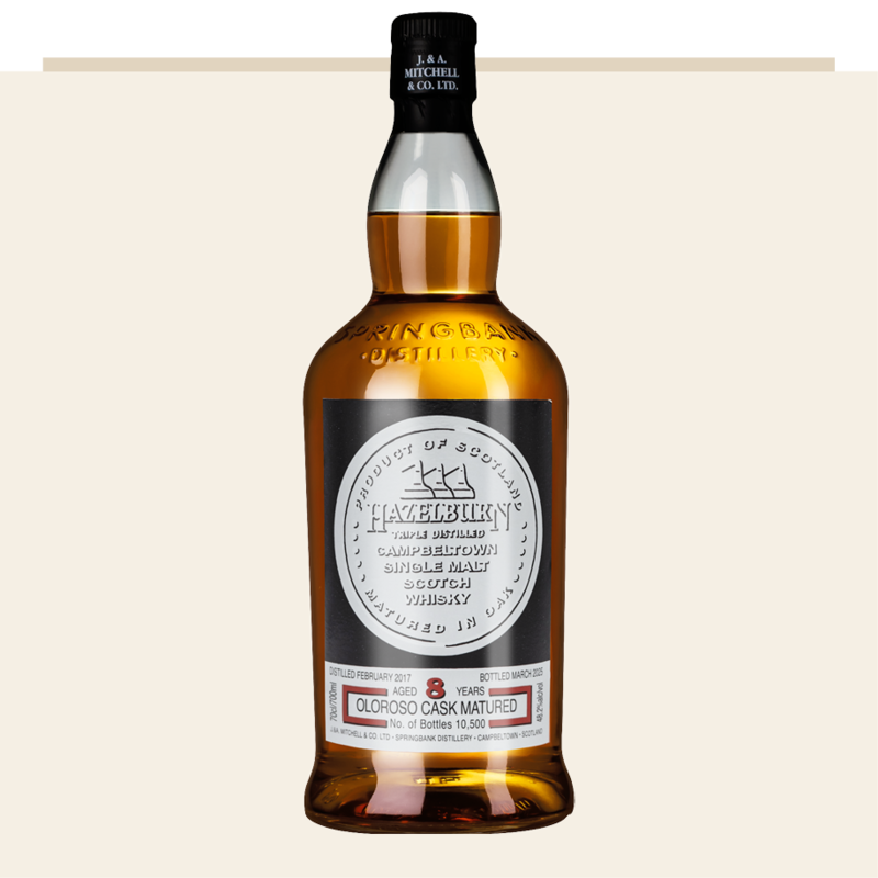 Bundle Hazelburn 8 - 2025 - Oloroso Sherry Cask Matured - 48,2% & Glen Scotia Victoriana Bundle Hazelburn 8 - 2025 - Oloroso Sherry Cask Matured - 48,2% & Glen Scotia Victoriana