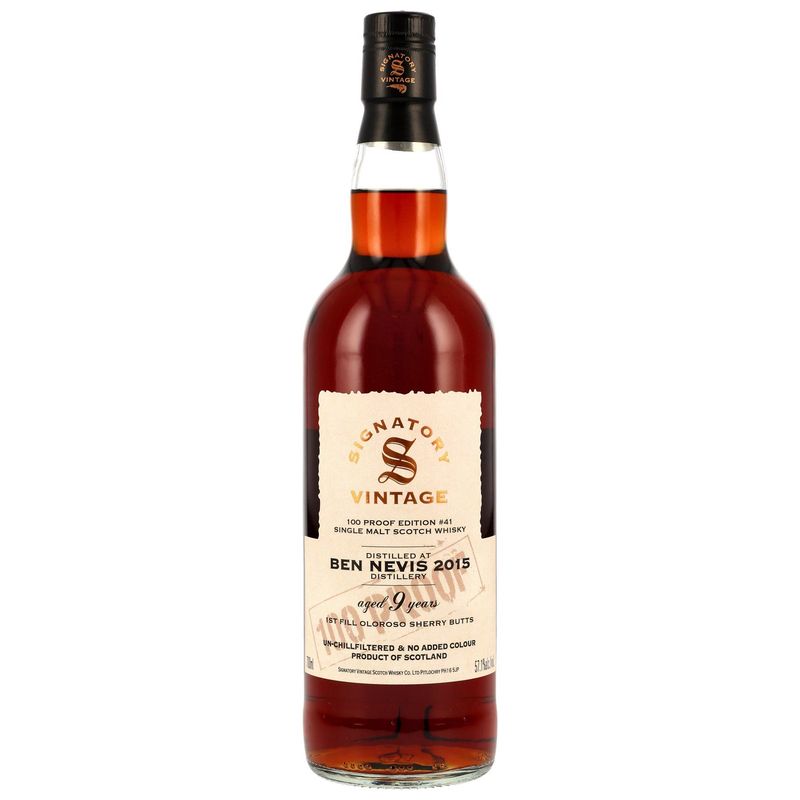Ben Nevis - 9 Jahre - 2015/2025 - 1. Sherry Butts - 57,1% -SV 100% #41 Ben Nevis - 9 Jahre - 2015/2025 - 1. Sherry Butts - 57,1% -SV 100% #41