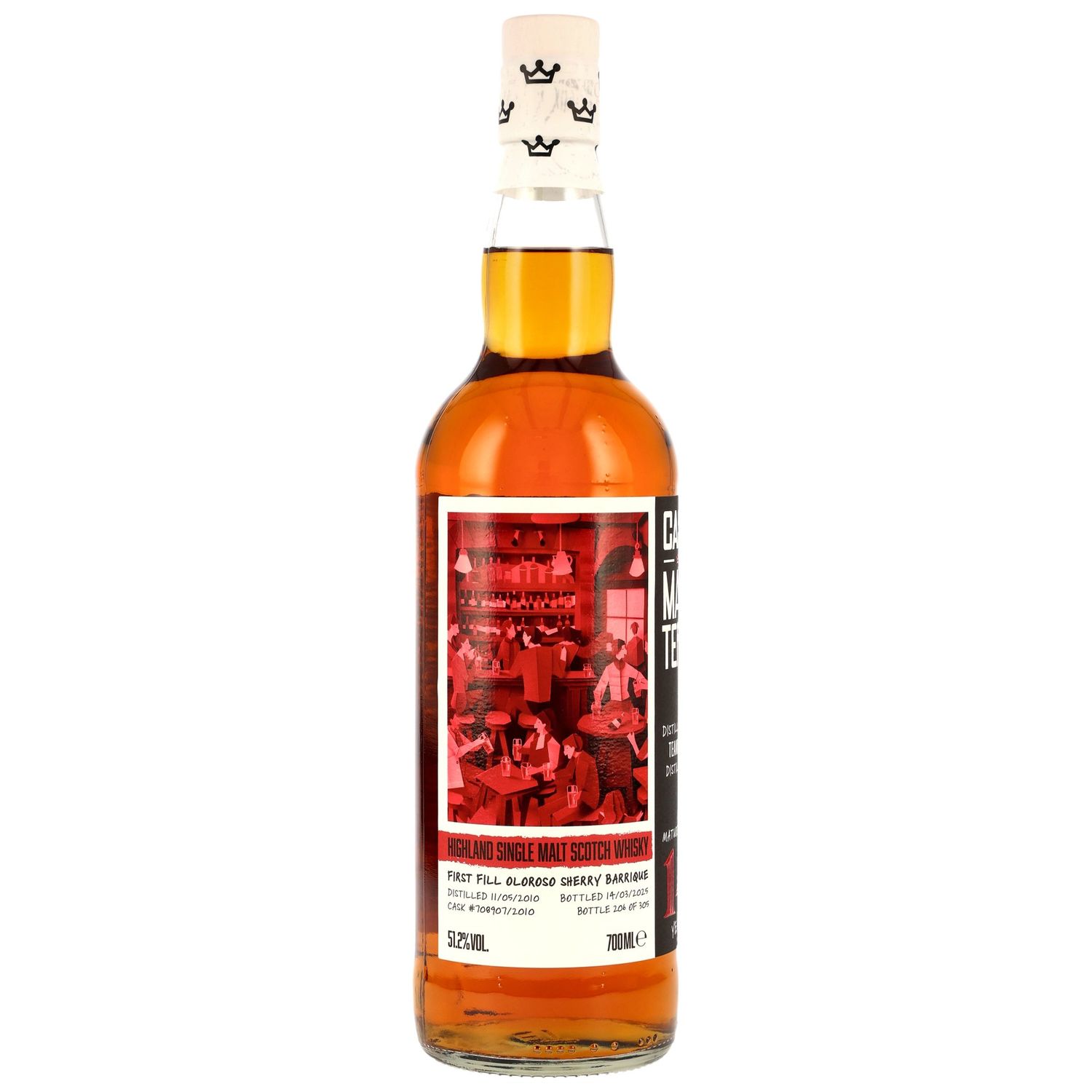 Teaninich 2010/2025 - 14 Jahre - 1st Fill Oloroso Sherry Barrique #708907 - Cask Masters - Brave New Spirits - 51,2%