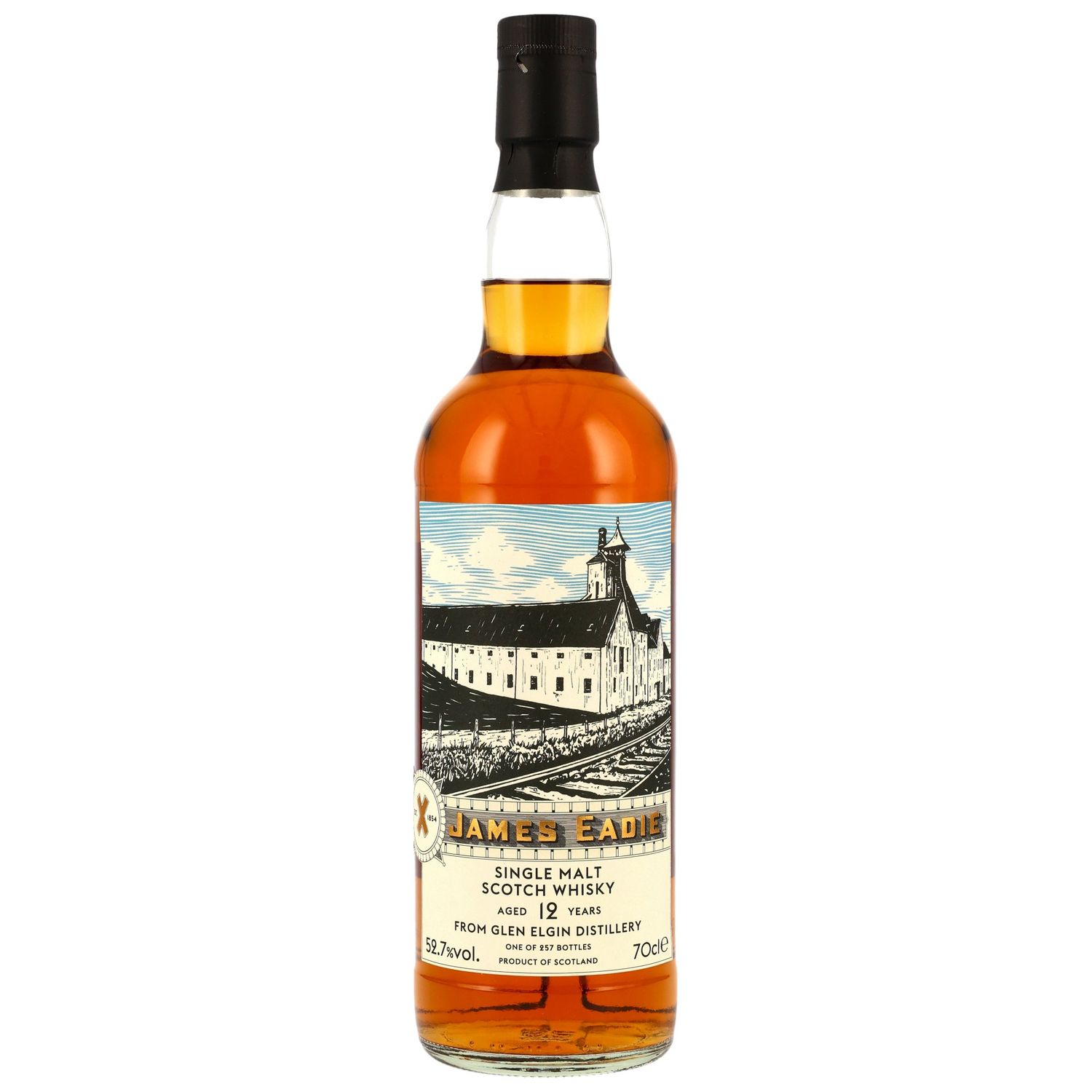 Glen Elgin - 2012/2025 - 12 Jahre  - Malaga Hogshead #373074 - James Eadie - 52,7%
