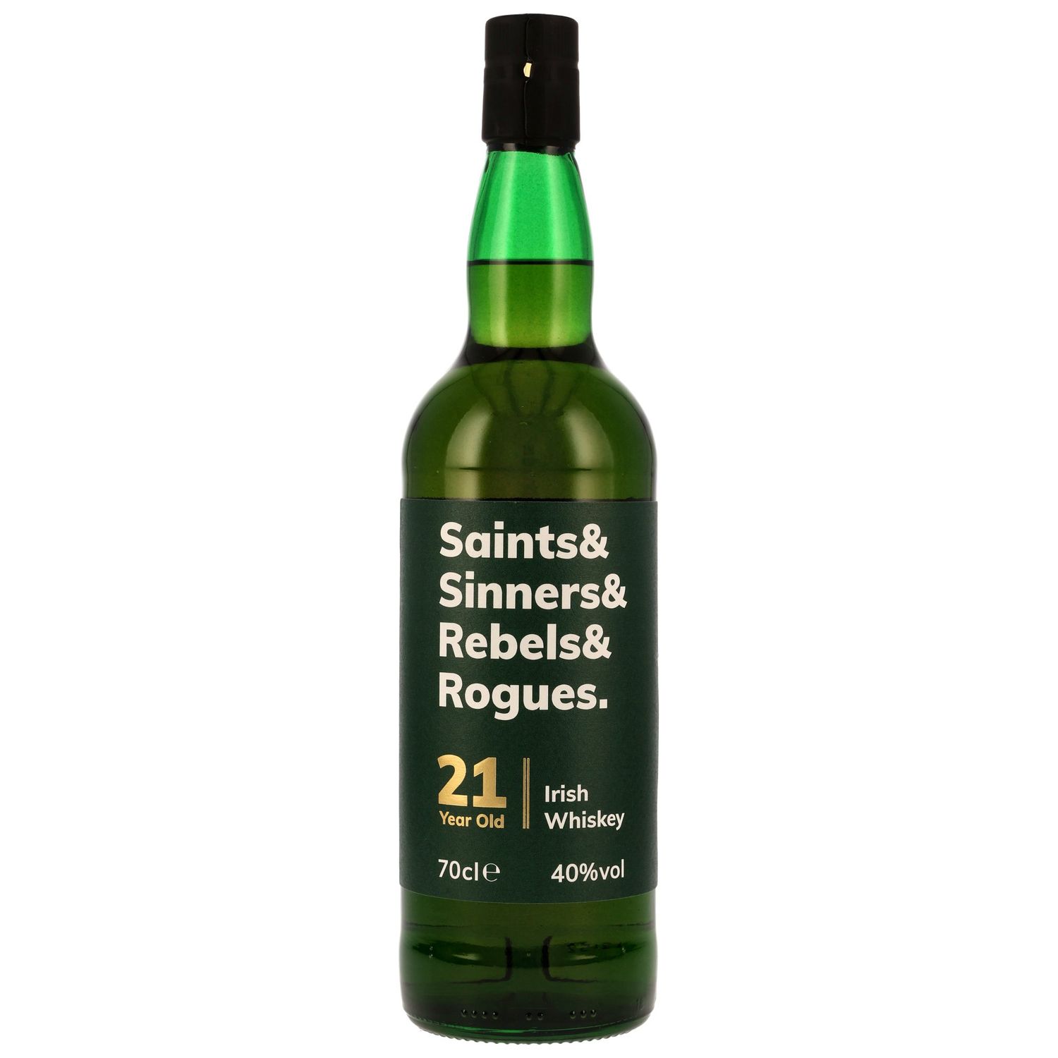 Saints & Sinners & Rebels & Rogues- 21 Jahre - Irish Whiskey - 40% Saints & Sinners & Rebels & Rogues- 21 Jahre - Irish Whiskey - 40%