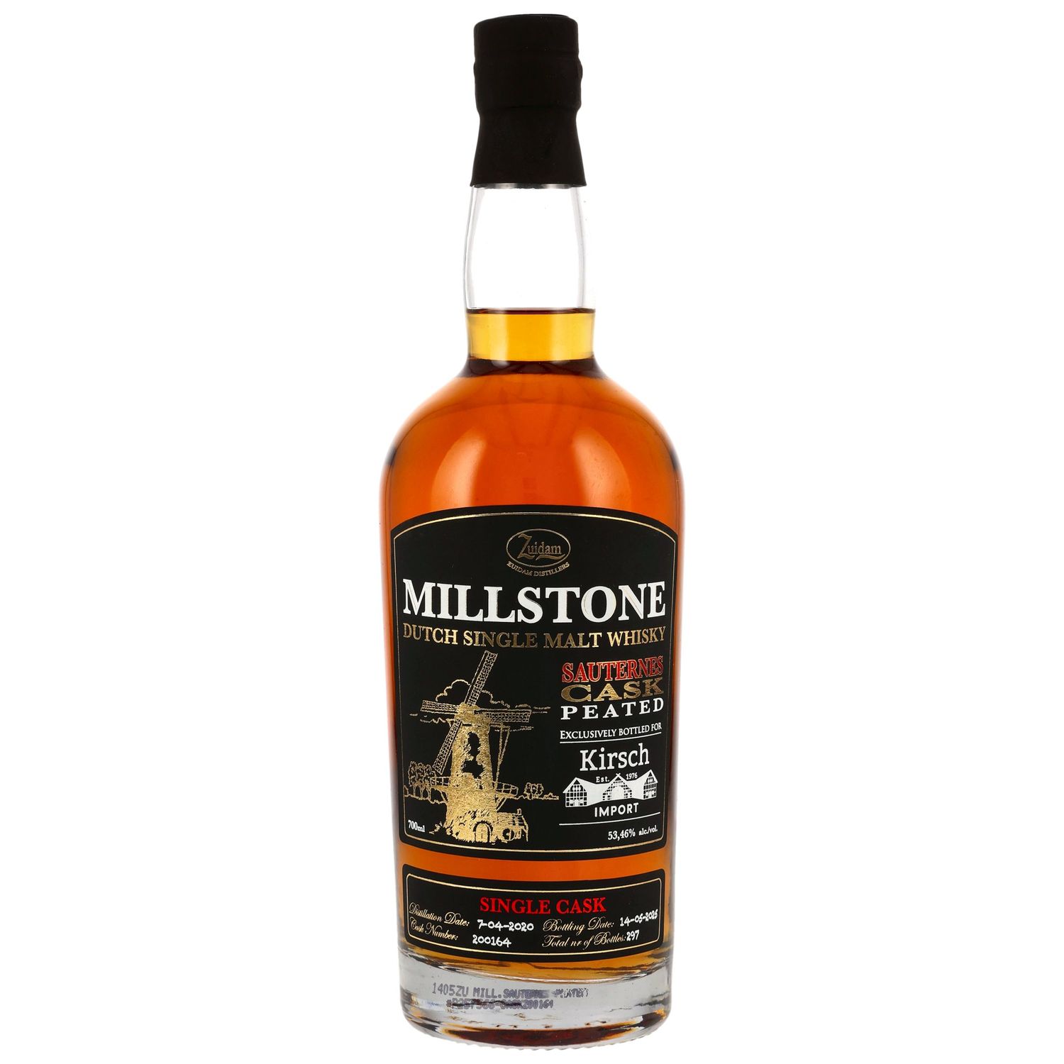 Millstone - 2020/2025 - 5 Jahre - Medium Peated Sauternes Cask #200164 - 53,46%