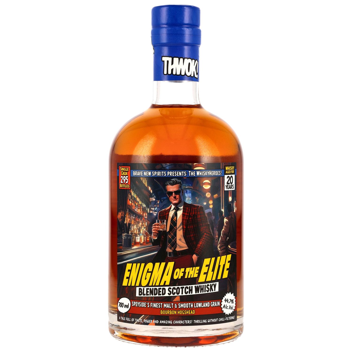 E​nigma of the Elite 20 Jahre - Brave New Spirits Blended Scotch Whisky – Single Cask - Bourbon Hogshead 44,7%