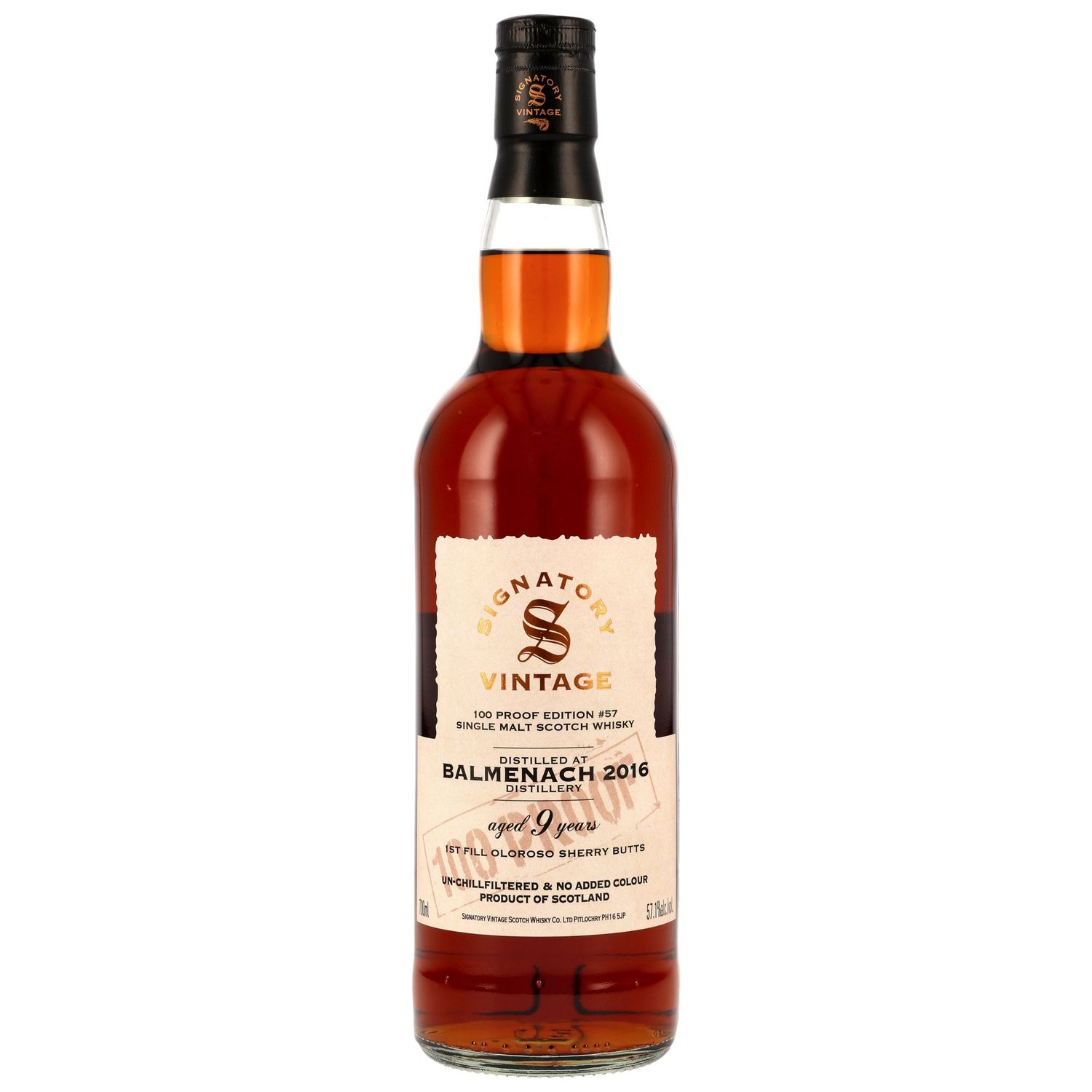 Balmenach - 2016/2025 - 9 Jahre - 100% Proof #57 - 57,1%
