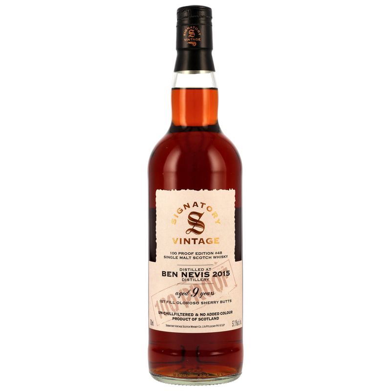 Ben Nevis - 9 Jahre - 2015/2025 - 1. Oloroso Sherry Butts - 57,1% -SV 100% #48 Ben Nevis - 9 Jahre - 2015/2025 - 1. Oloroso Sherry Butts - 57,1% -SV 100% #48