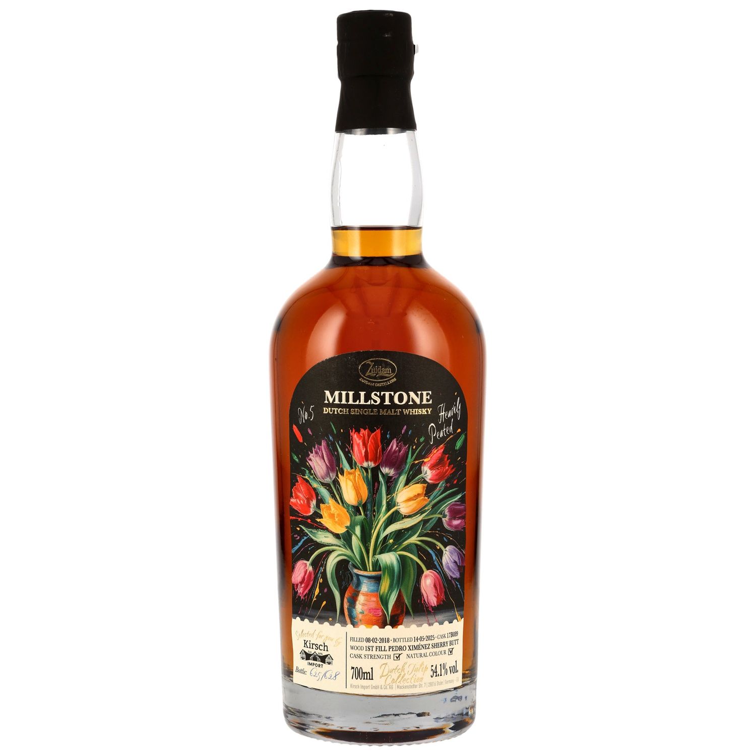 Millstone 2018/2025 - 7 Jahre - 1. Fill PX Butt # 17B089 - 54,1% - Dutch Tulip Collection No.5
