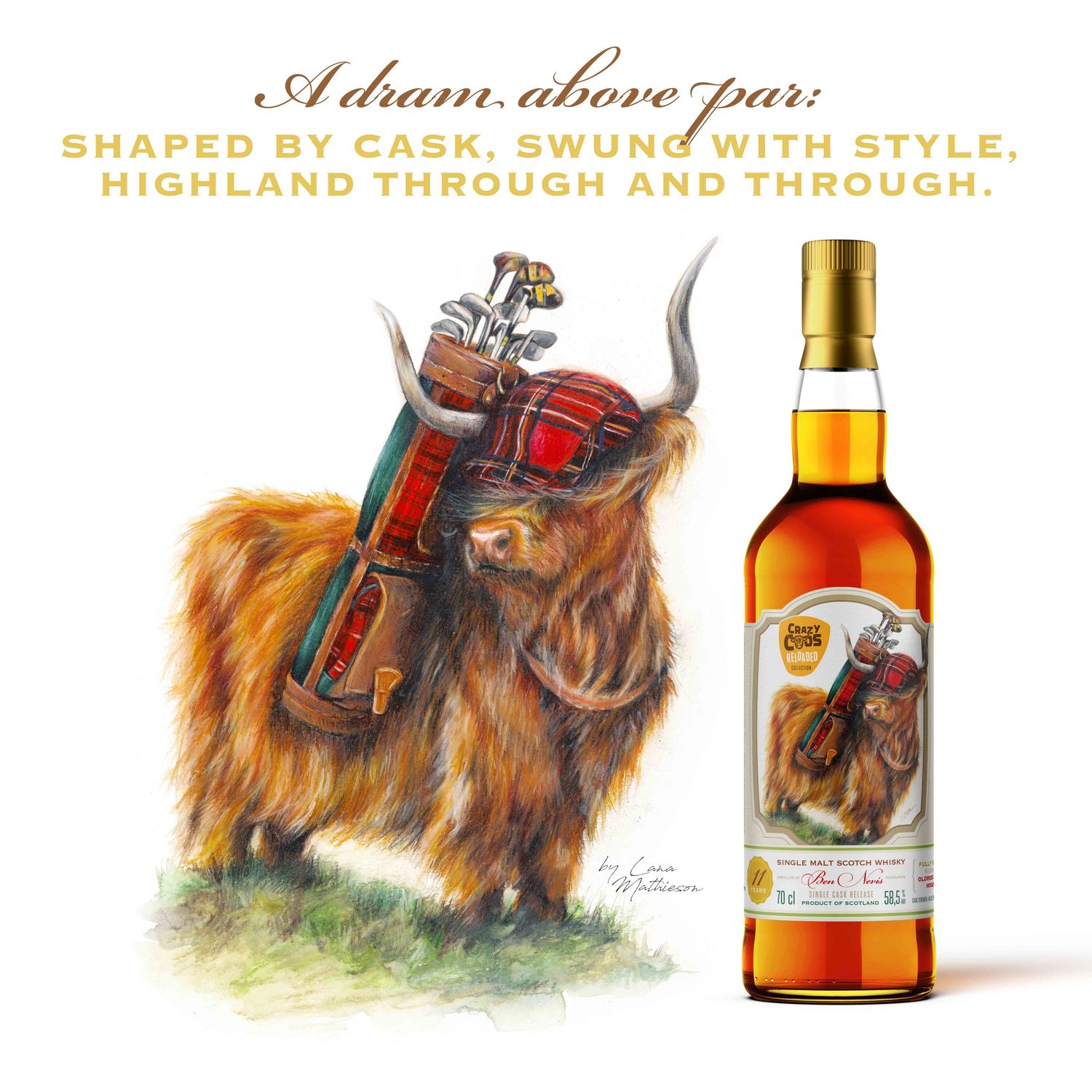 Crazy Coos Reloaded #7: BEN NEVIS - 11 Jahre - 2014/2025 - 1 Fill Oloroso #189 - 58,5%
