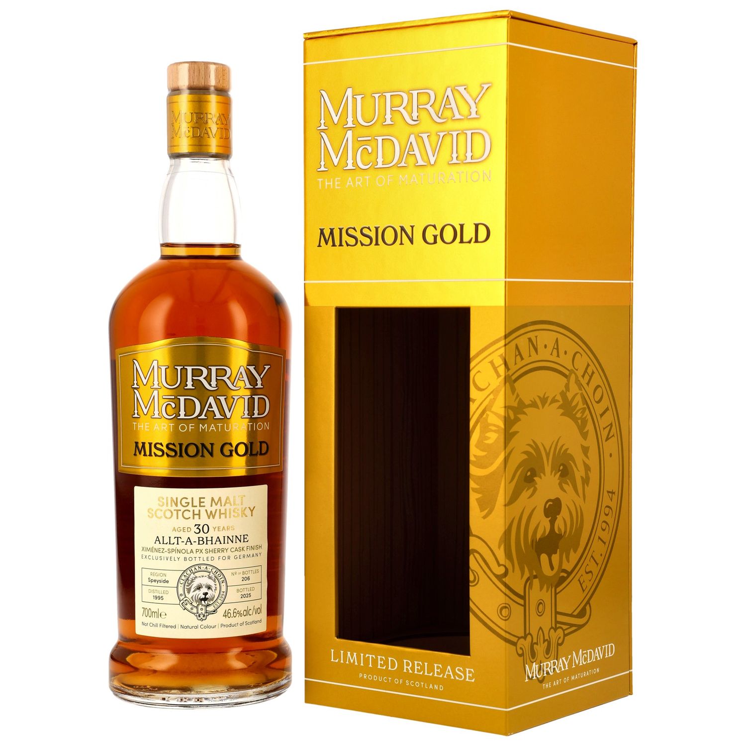 Allt-a-Bhainne - 1995/2025 - 30 Jahre - Sherry Butt, Ximénez-Spínola Pedro Ximénez Sherry Cask (Finish) #49032 - 46,6%