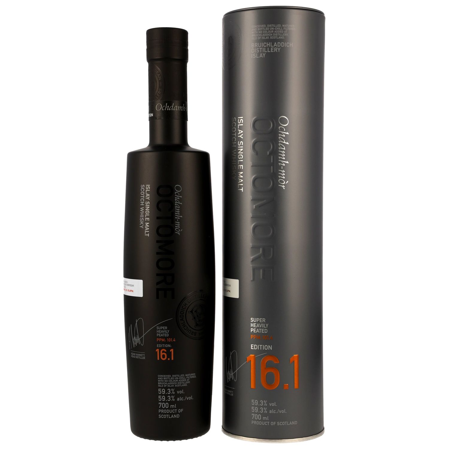 Octomore 16.1 - 101,4 ppm - 59,3% - 1. Fill Bourbon