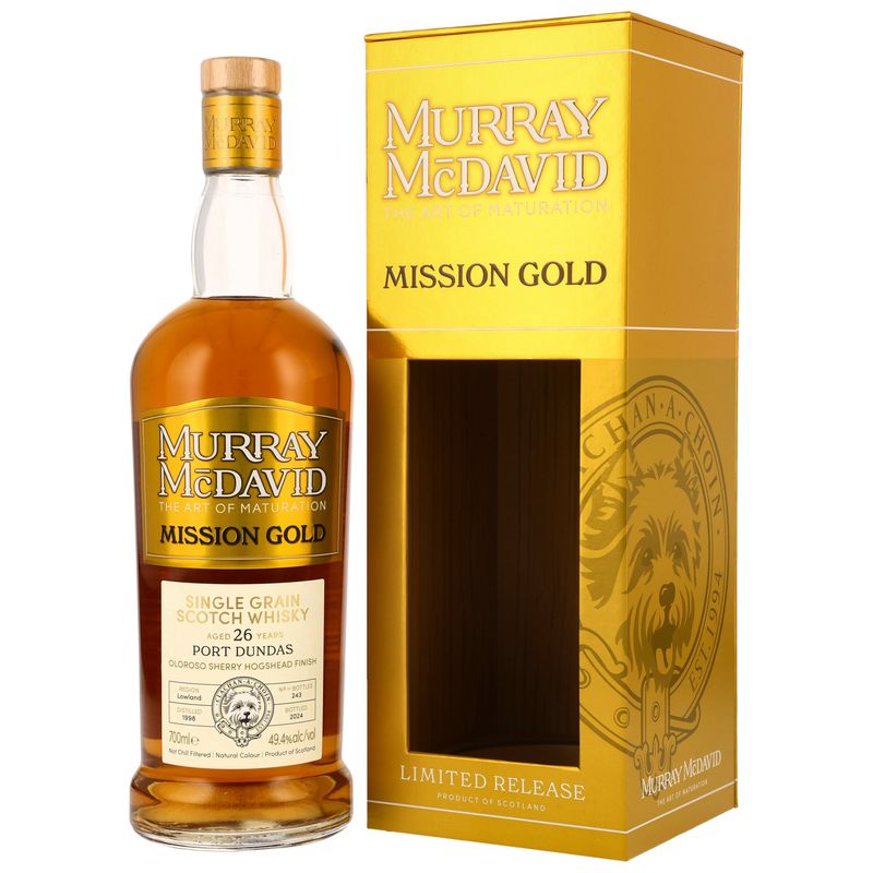Port Dundas 1998/2024 - 26 Jahre - Oloroso Sherry Hogshead Finish #2410052 - Murray McDavid - 49,4%