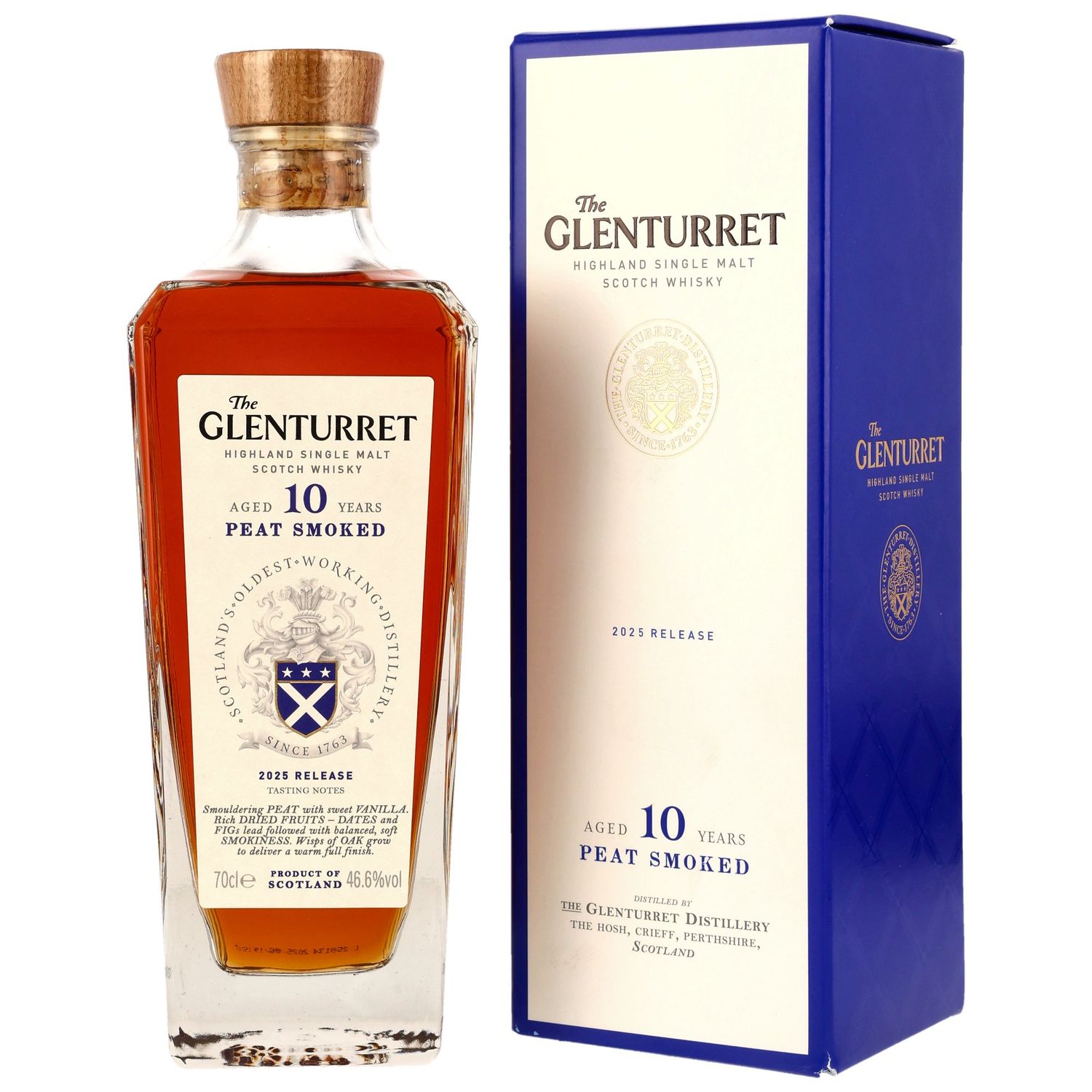 Glenturret 10 Jahre - Peat Smoked - 2025 Release - 46,6%