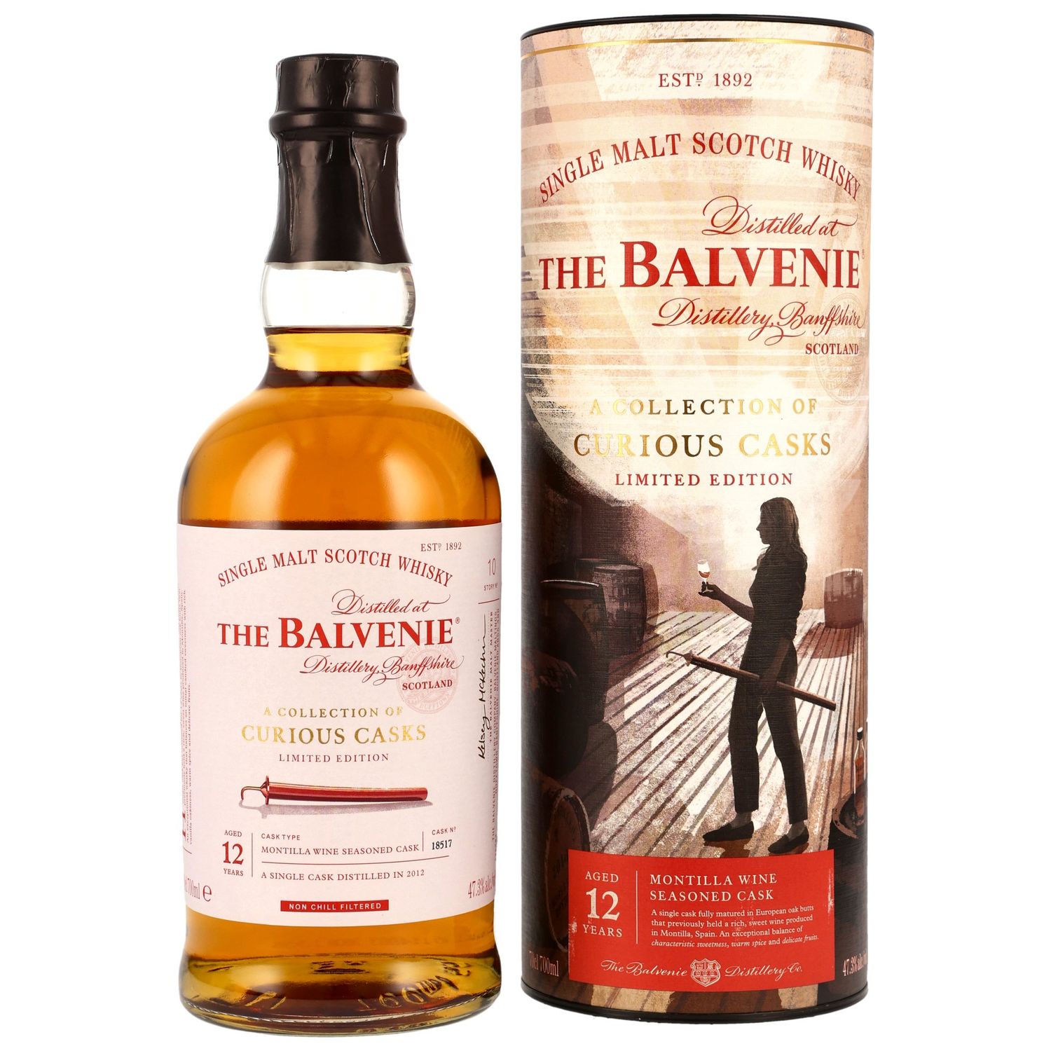 Balvenie 2012 - 12 Jahre - Montilla Wine Seasoned Cask - 47,3% Balvenie 2012 - 12 Jahre - Montilla Wine Seasoned Cask - 47,3%