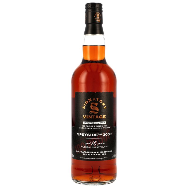 Speyside (M) - 2009/2025 - 16 Jahre - Oloroso Butt - 57,1% - Exceptional Cask # 13