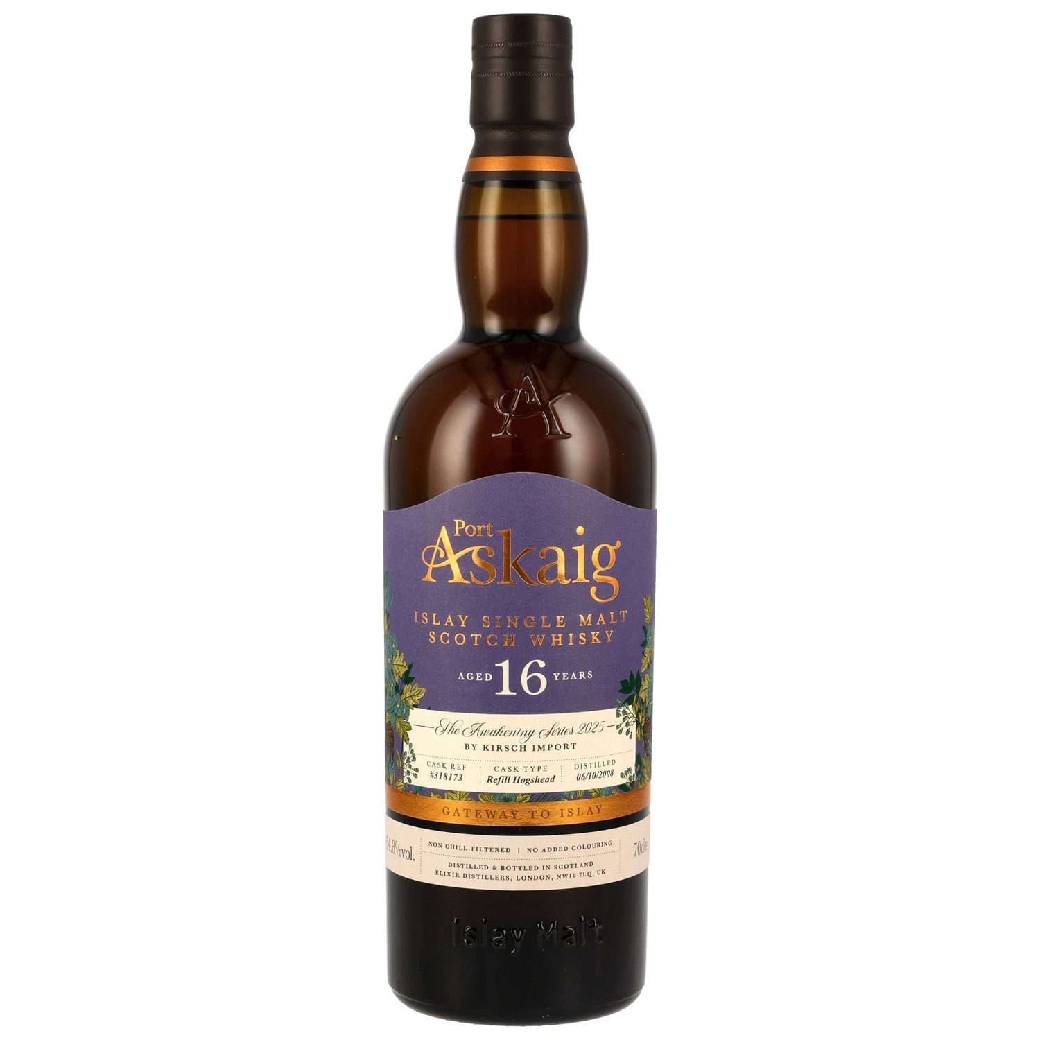 Port Askaig - 2008/2025 - 16 Jahre - Refill Hogshead #318173 - The Awakening Series - 54,8%