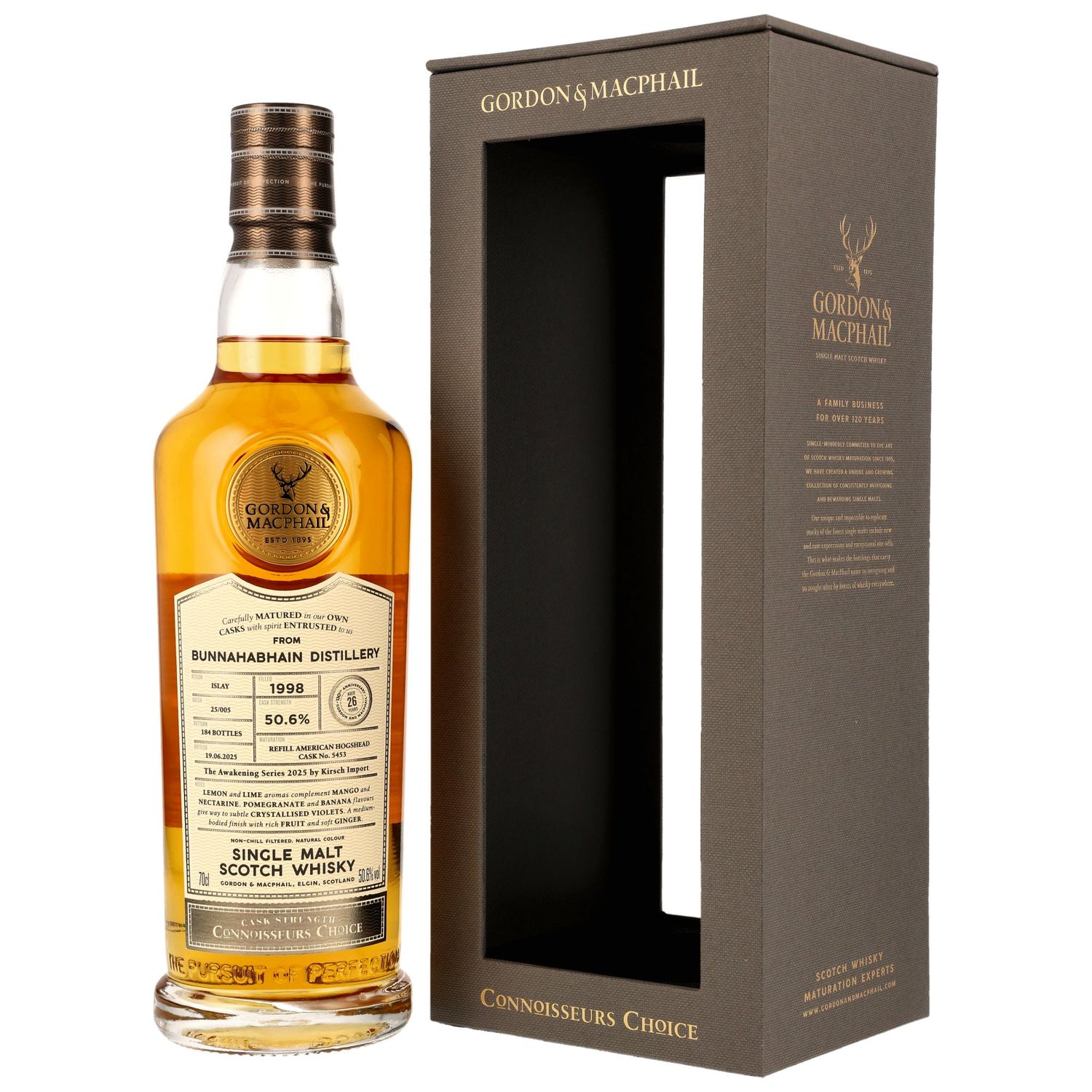 Bunnahabhain - 1998/2025 - 26 Jahre - Refill American Hogshead #5453 - G&M CC CS - The Awakening Series