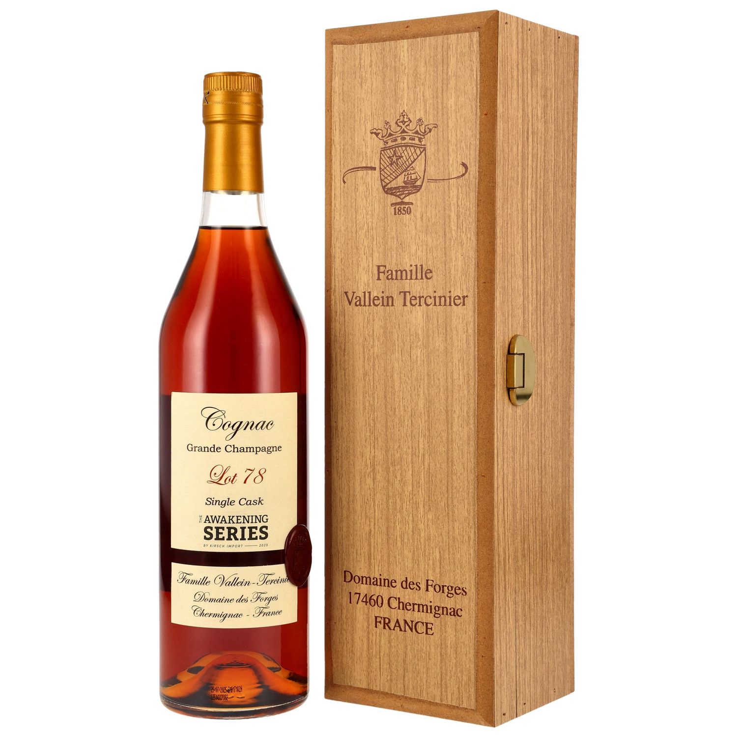 Vallein Tercinier Lot 78 - Cognac Grande Champagne - The Awakening Series 2025 - 48,4%